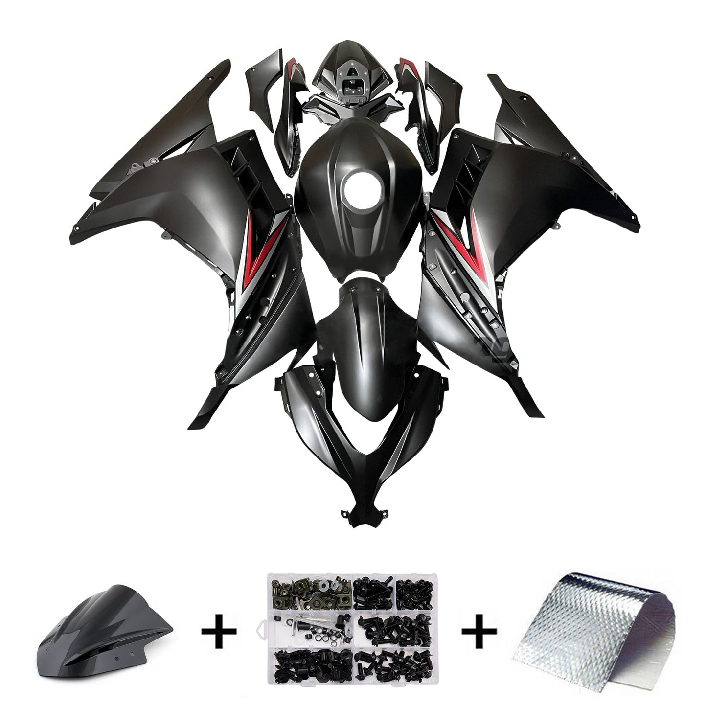 Injection Fairing Kit Bodywork Plastic ABS fit For Kawasaki EX300 Ninja300 2013-2024
