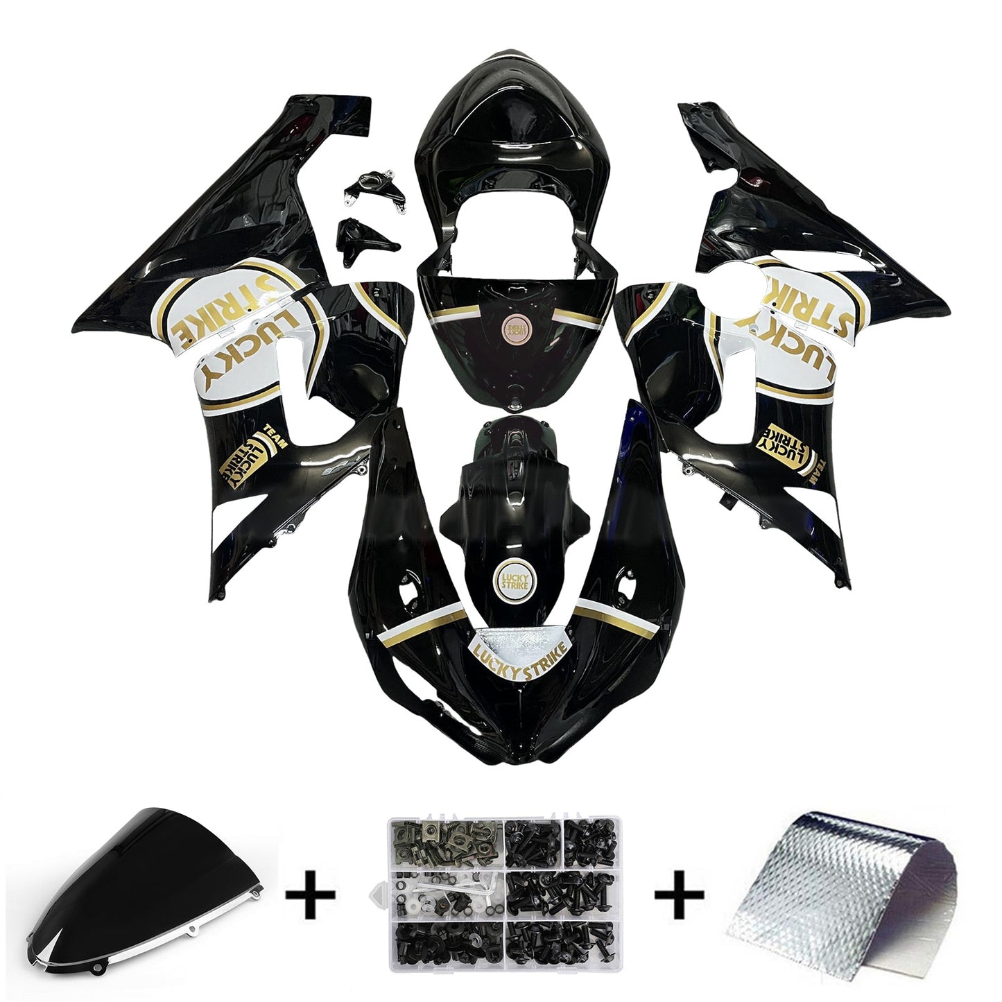 Injection Fairing Kit Bodywork Plastic ABS fit For Kawasaki ZX6R 636 2005-2006