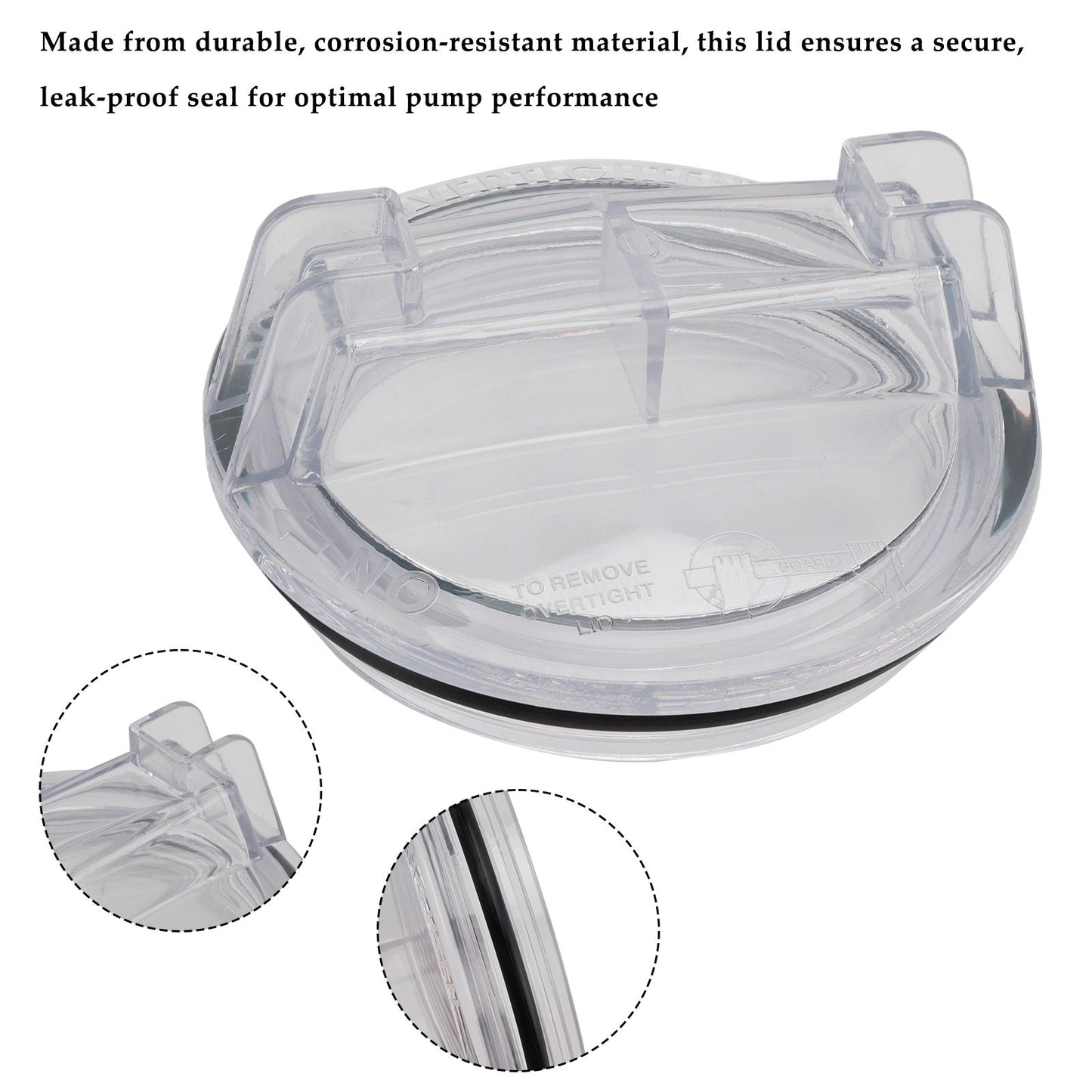 For CMP 25304-000-020 Sta-Rite Replacement Dura Glass Pump Lid C3-139P1