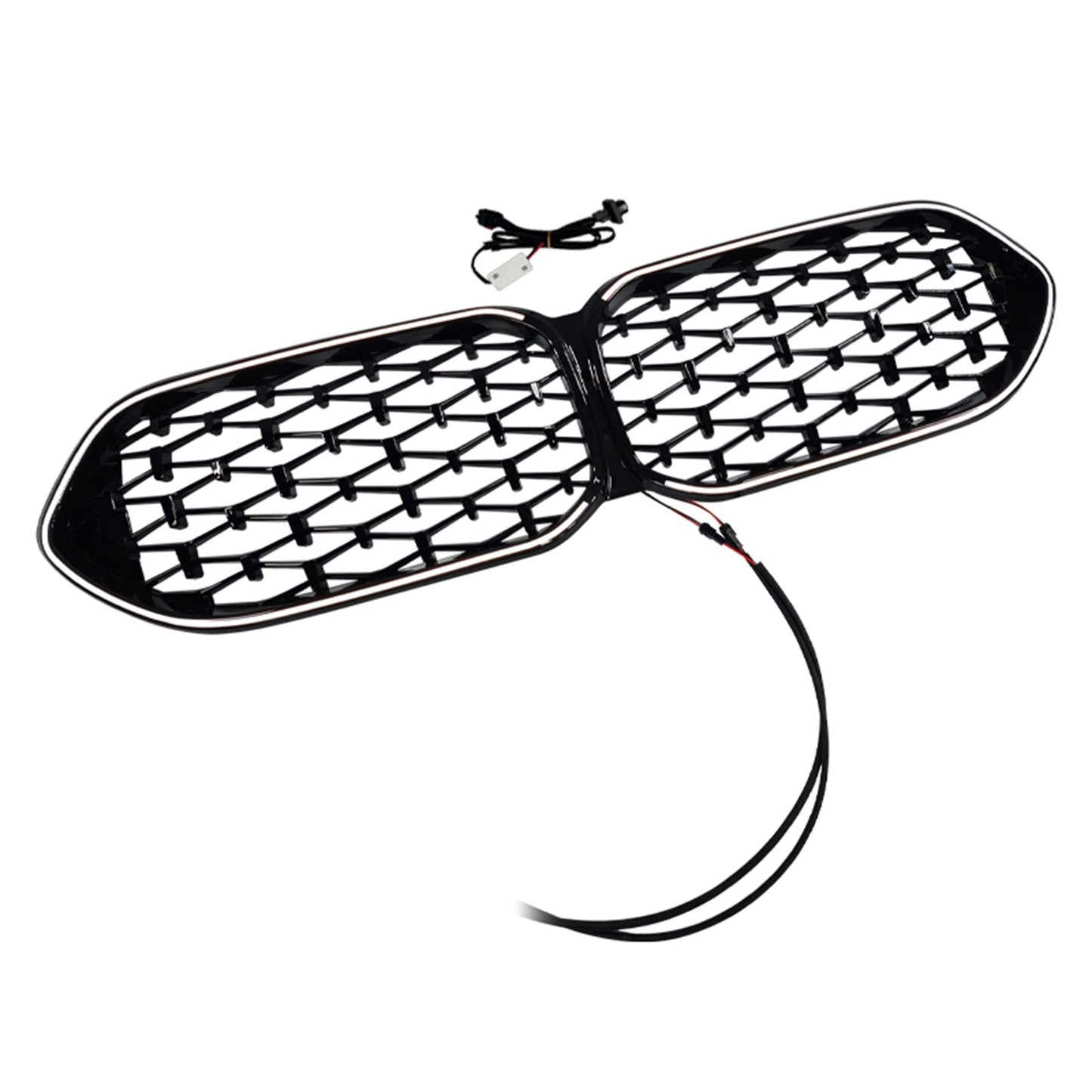 2020-2023 Fit BMW 2 Series F44 Coupe Diamond Gloss Black Front Grille Grill
