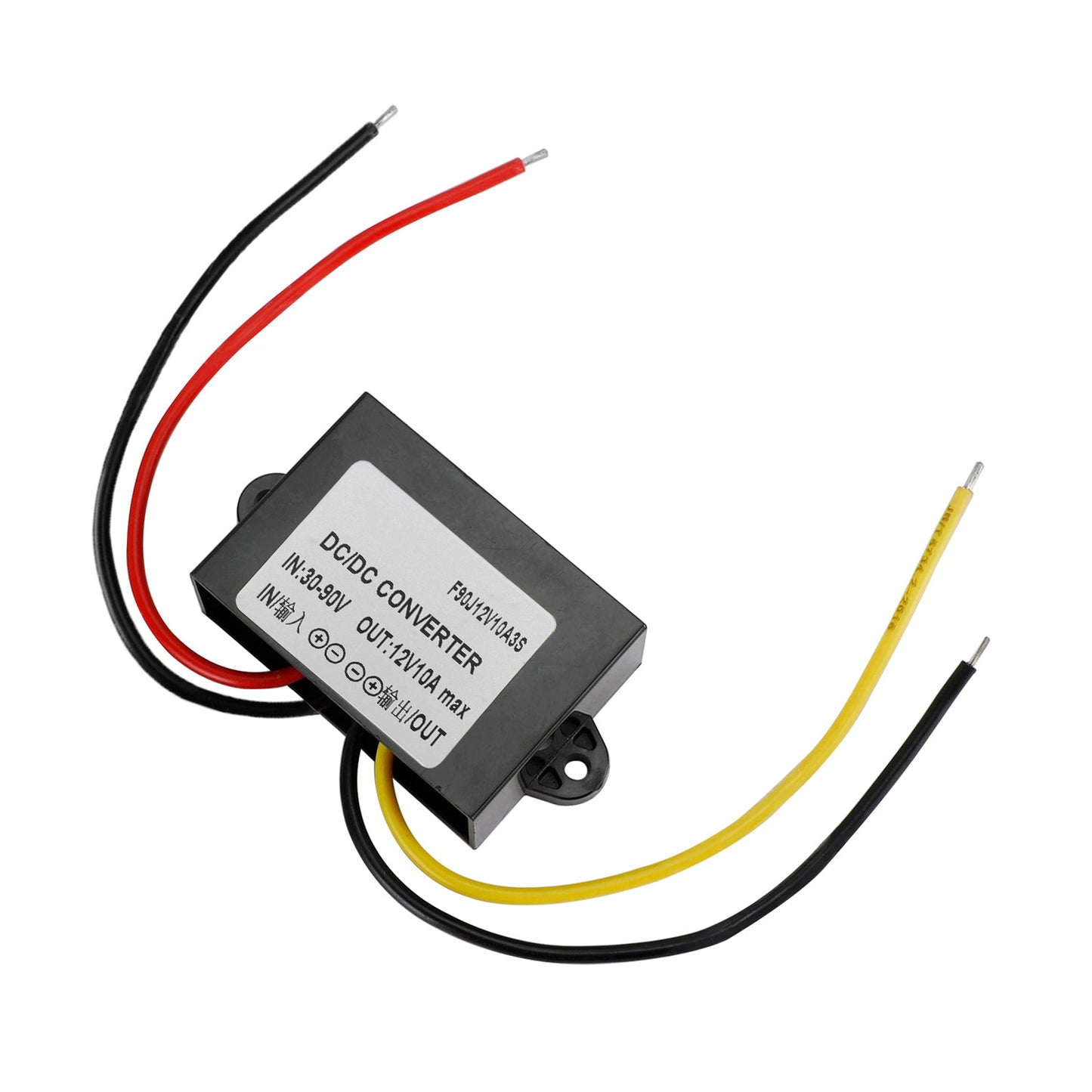 Waterproof Buck Step Down Converter DC30-90V to DC12V 10A Car Power Module