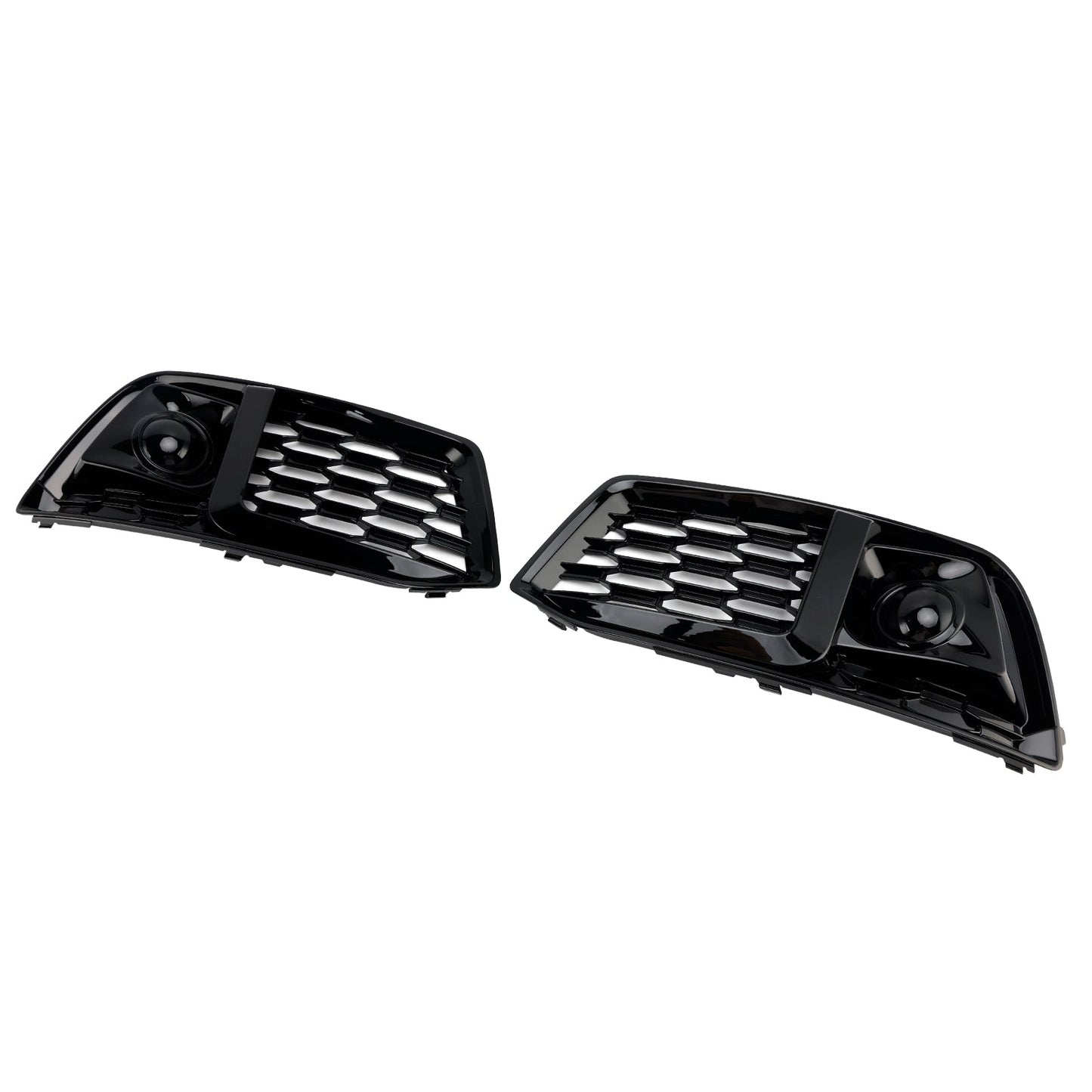 2018-2022 Fit Audi Q5 2PCS Front Bumper Cover Grill Grille Bezel Insert W/ACC