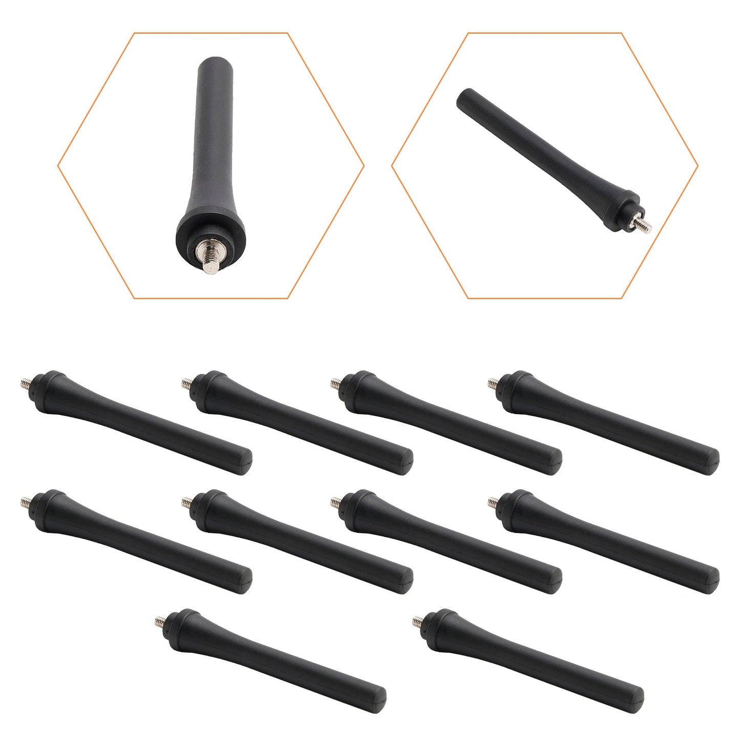 10x Radio 80mm HYT-TC310 Antenna 400-470Mhz for Hytera TC310 TC320 Walkie Talkie