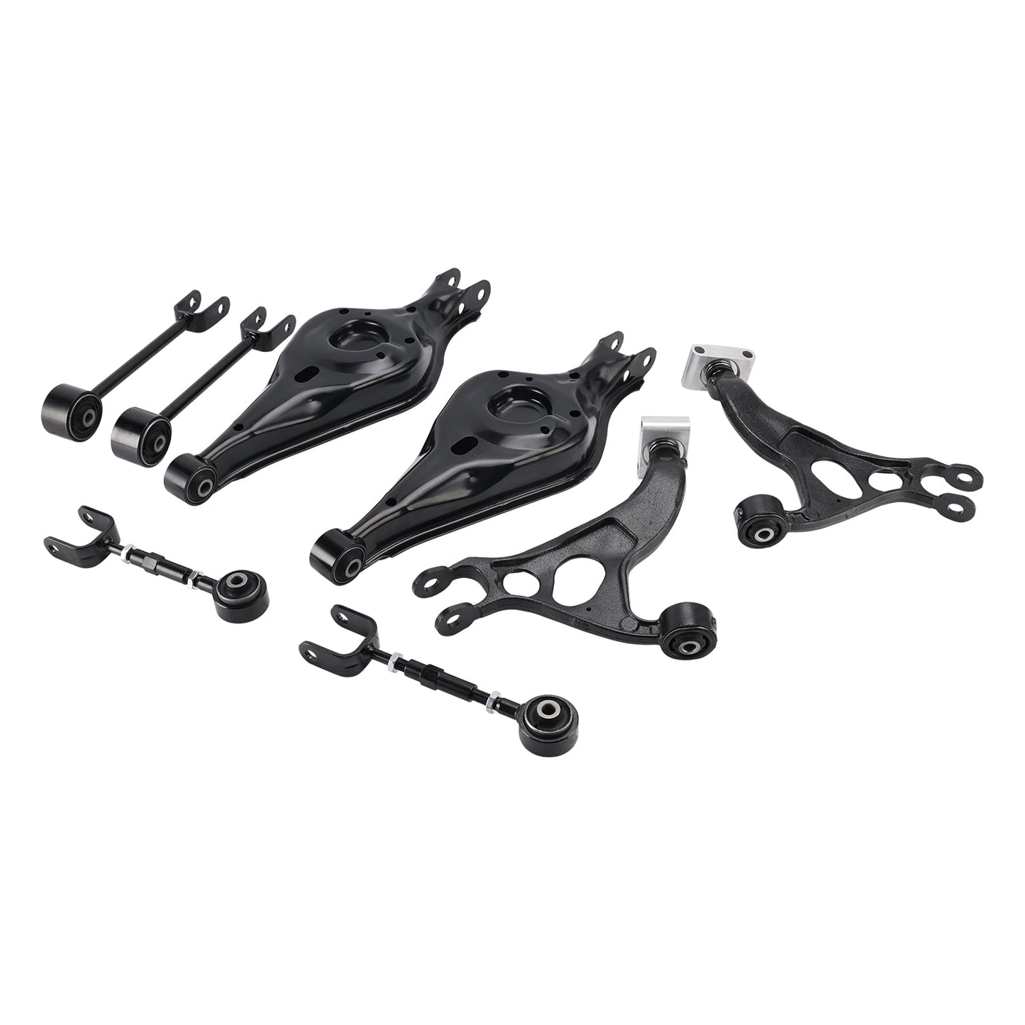 2011-2019 For Ford Explorer FWD & 4WD All Engine 8Pcs Rear Suspension Upper & Lower Control Arms 8A8Z5A649C