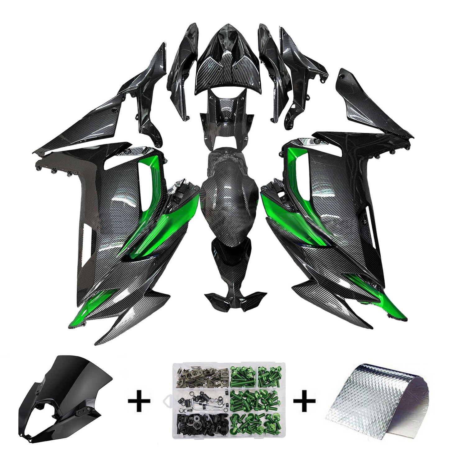 Injection Fairing Kit Bodywork ABS fit For Kawasaki ER-6F Ninja650 2020-2025