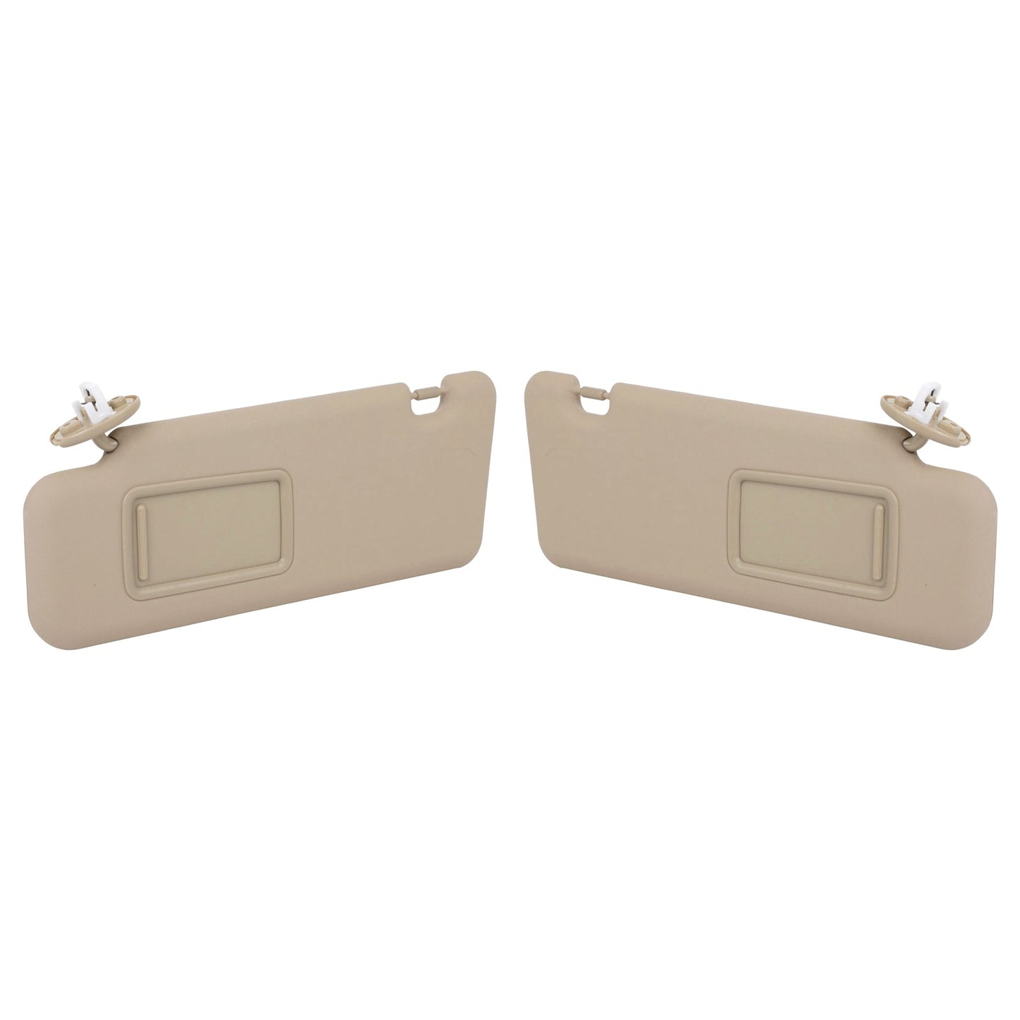 2008-2013 For Toyota Highlander Pair Beige Sun Visor 74321-48490-E0/74320-48500-E0