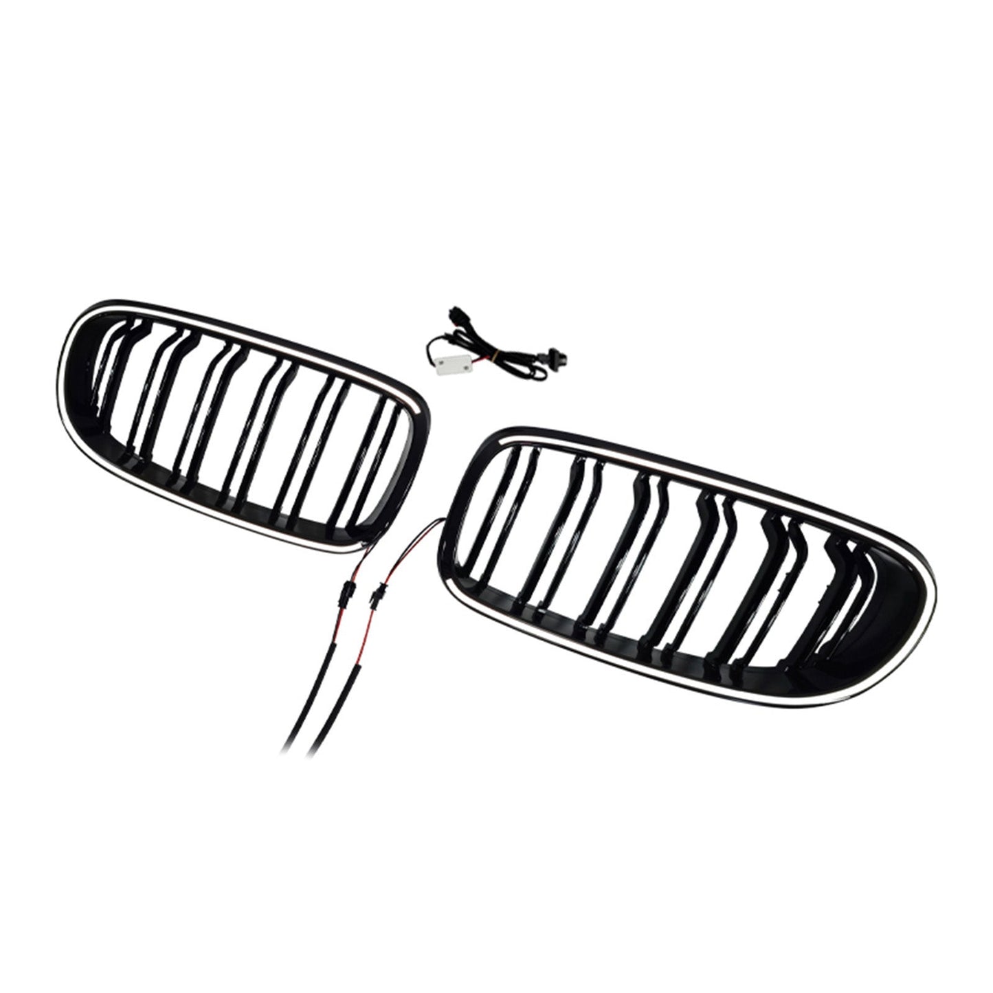 2009-2011 Fit BMW 3 Series E90/E91 LCI Double Rib Front Kidney Grill Grille