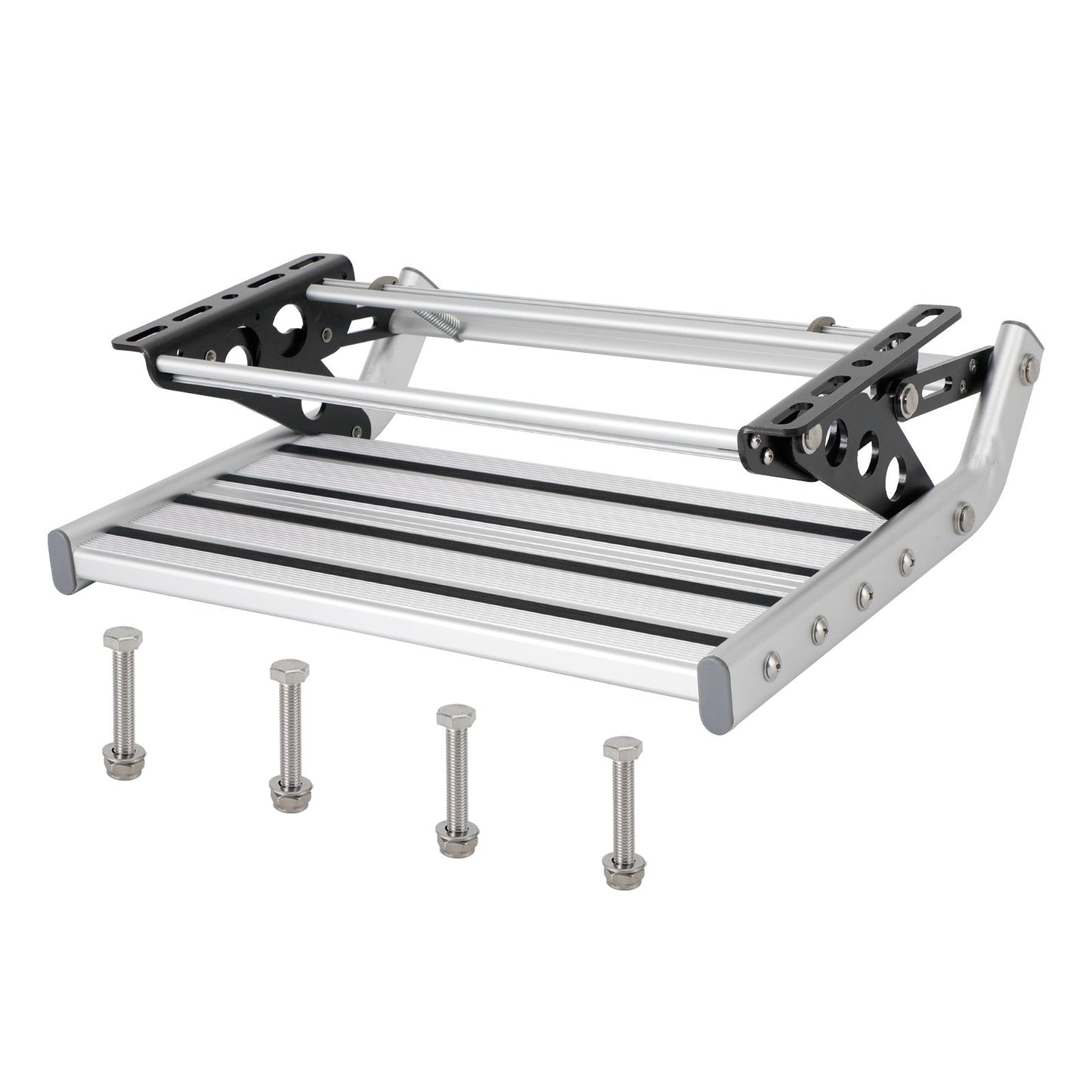 Folding Aluminum Caravan Step Manual Pull Out Drop Down Motorhome RV Campervan Caravan T