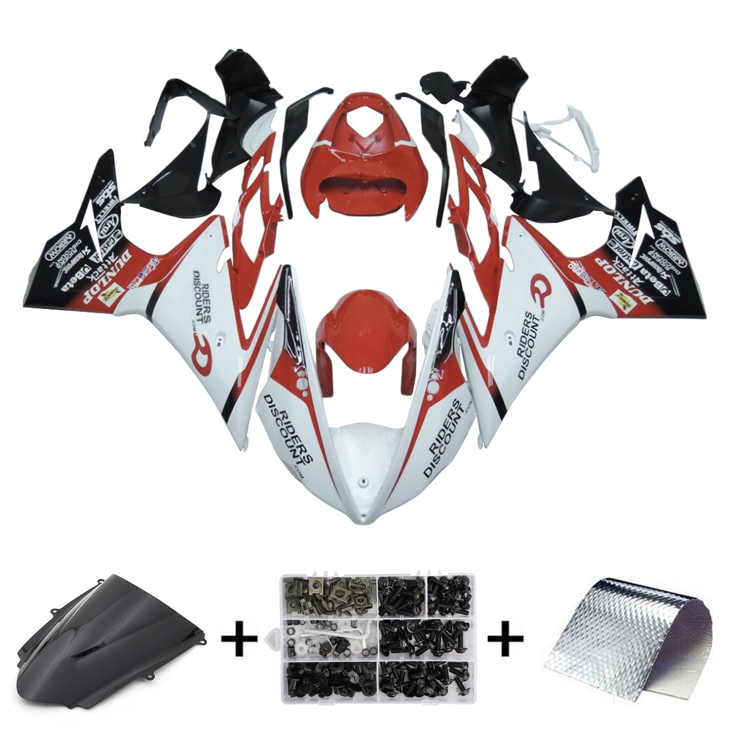 2013-2017 Triumph Daytona 675 Injection Fairing Kit Bodywork Plastic ABS