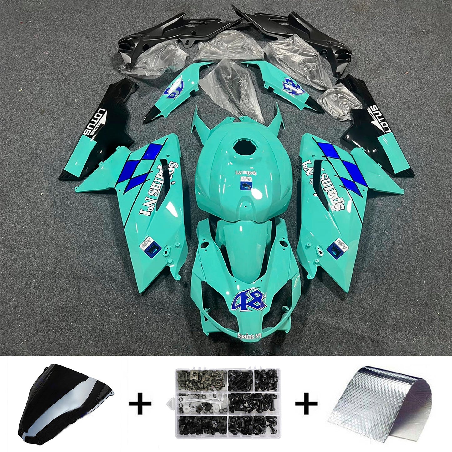 2006-2011 Aprilia RS125 Injection Fairing Kit Bodywork Plastic ABS