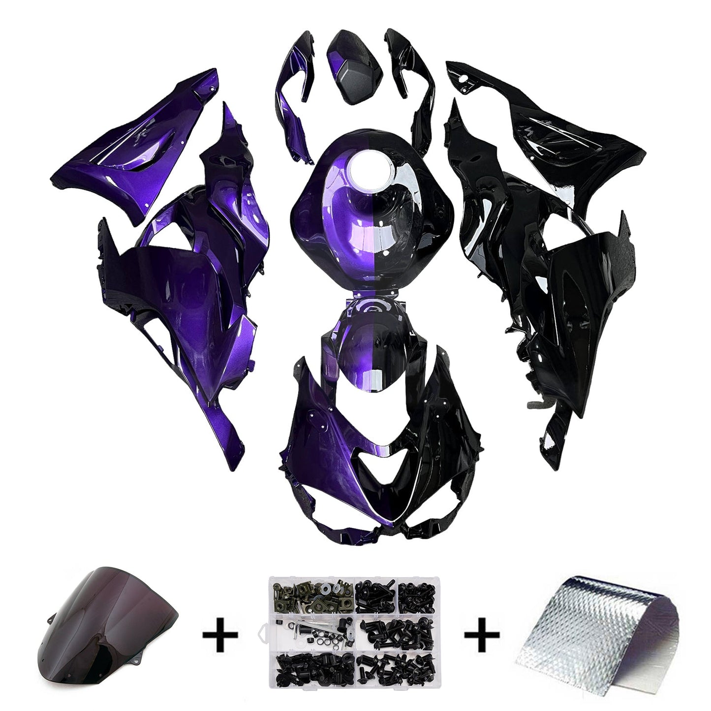 Injection Fairing Kit Bodywork Plastic ABS fit For Kawasaki ZX-6R 2024-2025