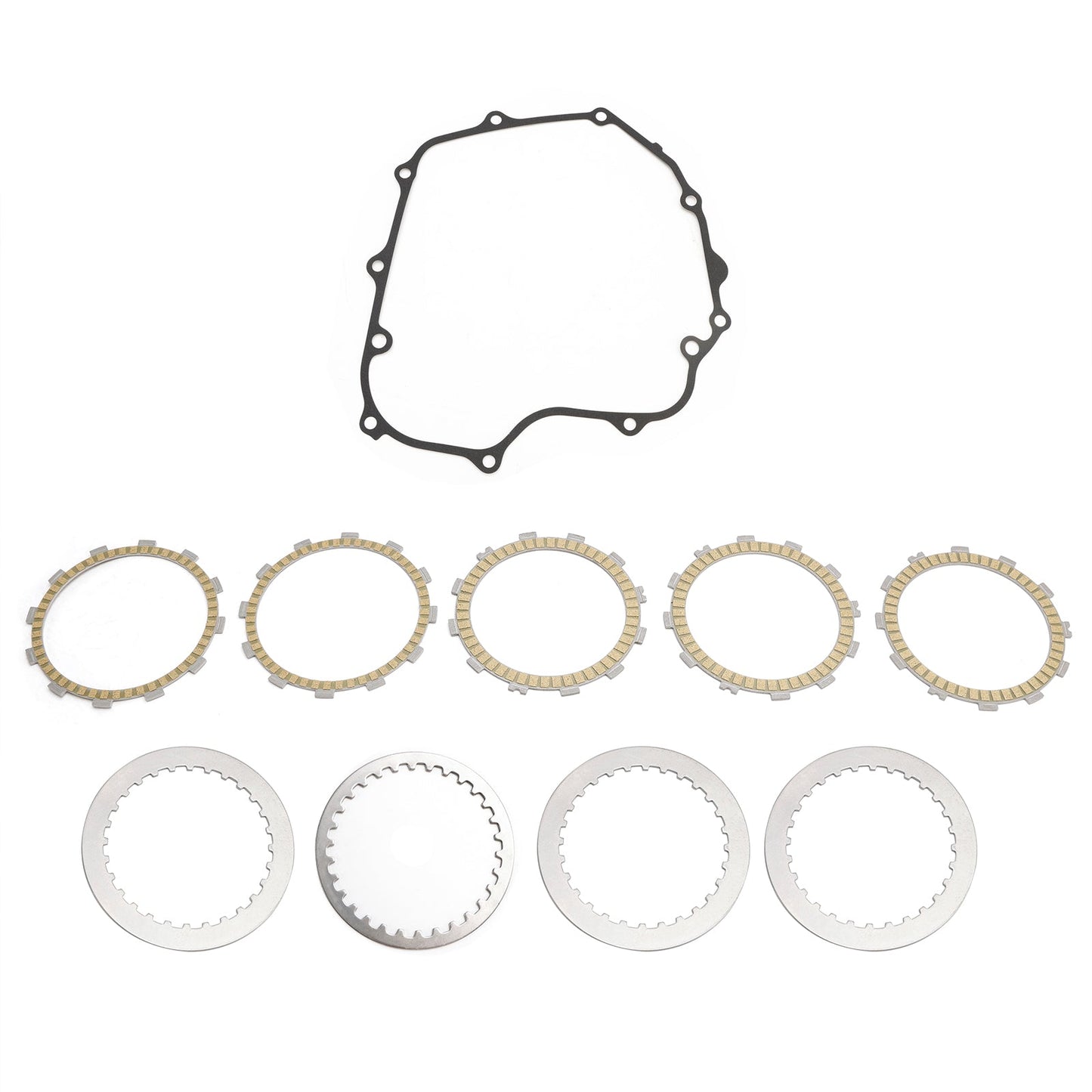 Clutch Friction Plates And Gasket Kit for Kawasaki Ninja 250 300 EX300 2015-2017