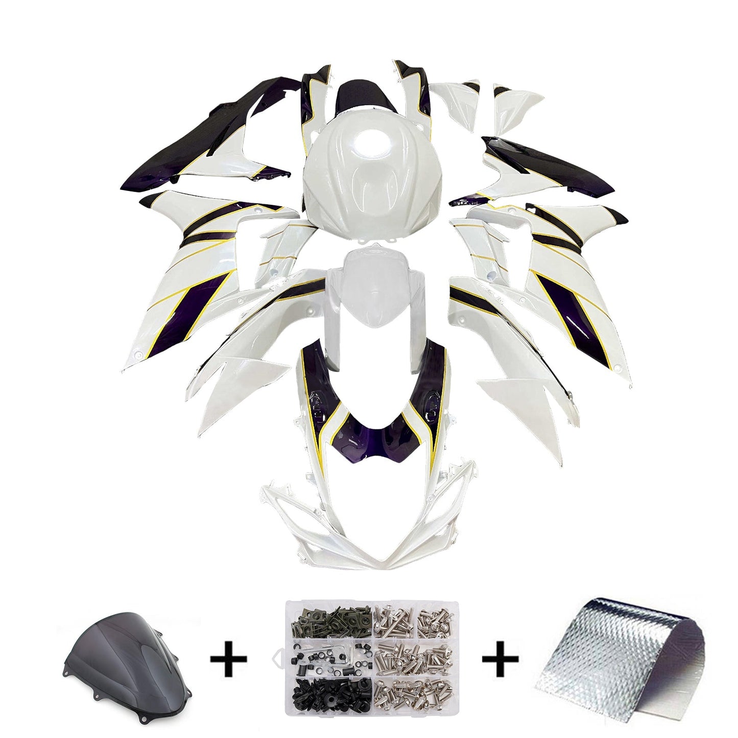 Injection Fairing Kit Bodywork Plastic ABS For Suzuki GSXR 600/750 2011-2025 K11