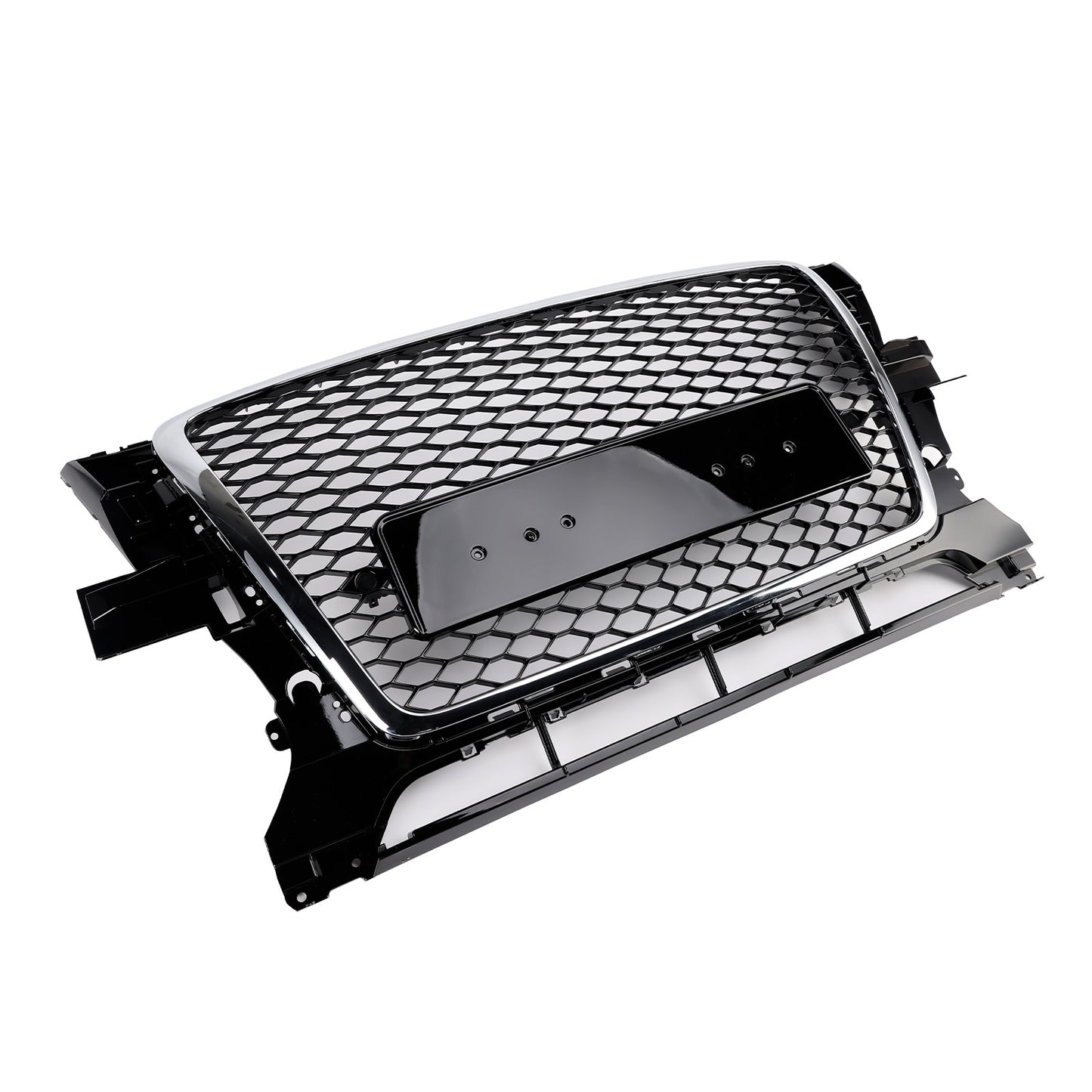Chrome/Black Front Bumper Grill Grille 8R0853651B Fit Audi Q5 2009-2012
