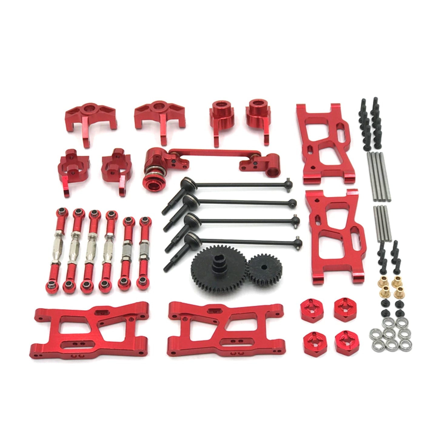 Metal 1/12 1/14 RC Car Upgrade Kits For Wltoys 144001 144002 124016 124017 124018