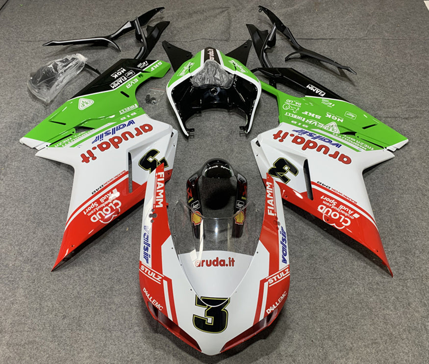 2007-2011 Ducati 1098 1198 848 Fairing Kit Bodywork ABS