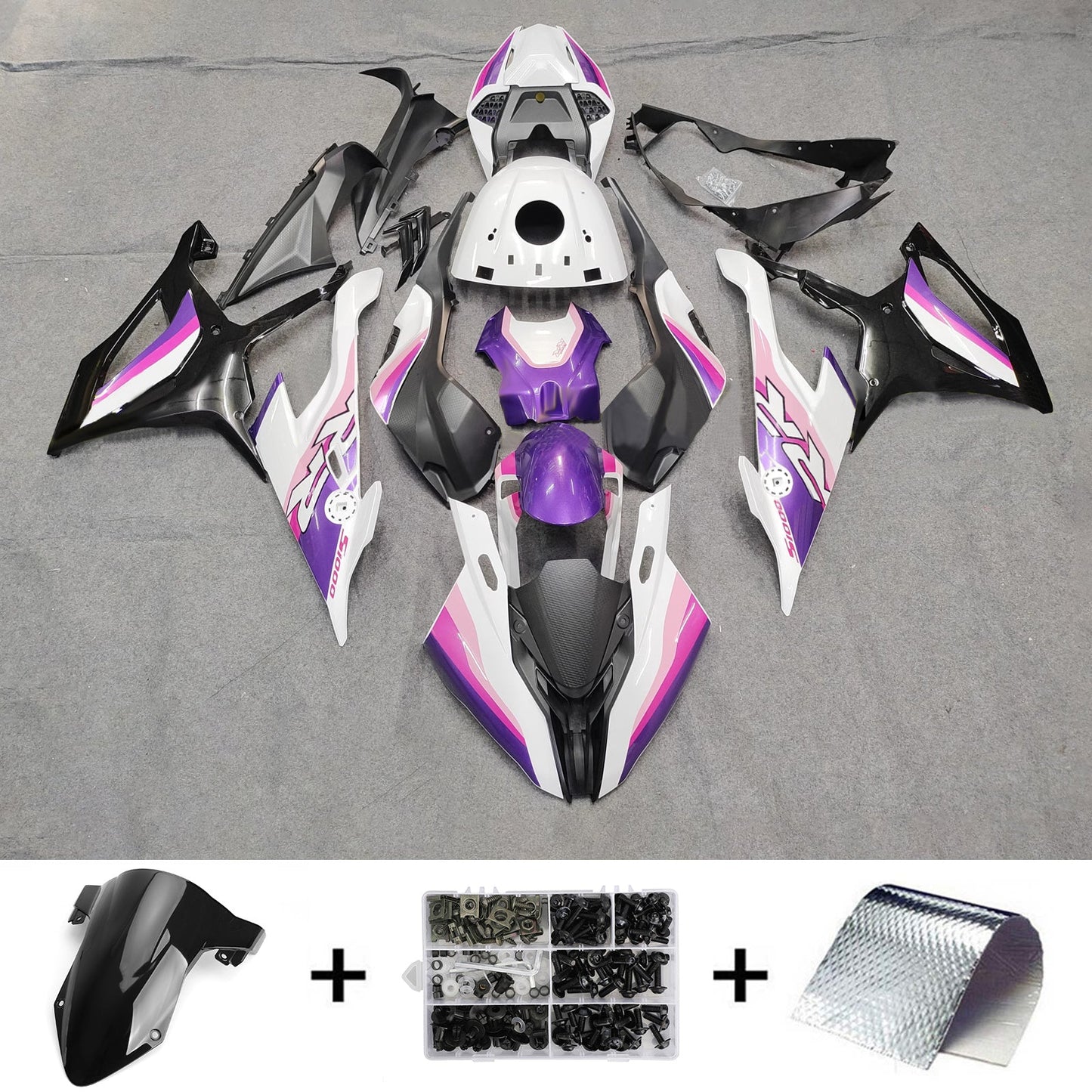 2019-2022 BMW M1000RR S1000RR Injection Fairing Kit Bodywork Plastic ABS
