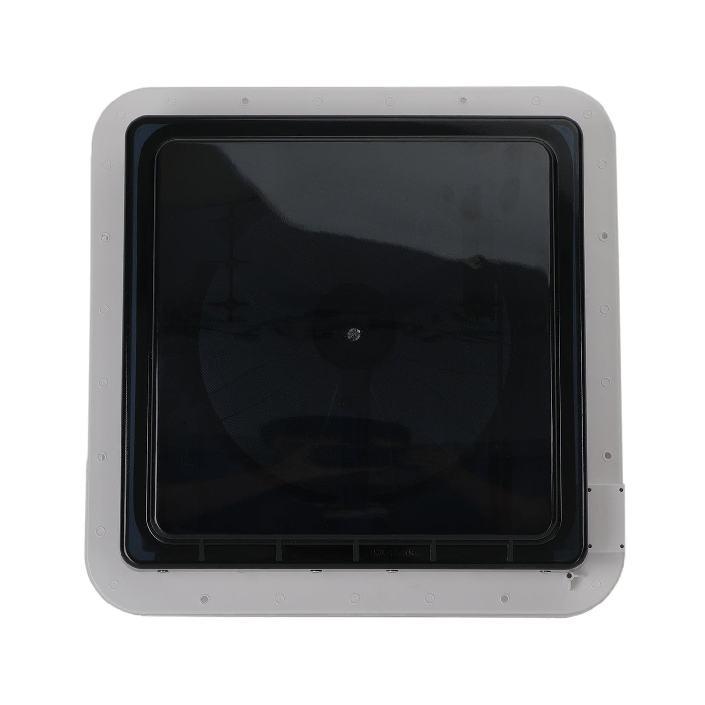11" Versatile RV Roof Vent Fan replacement with LED and Bi-Directional Exhaust Stainless Steel Screen 12V Skylight