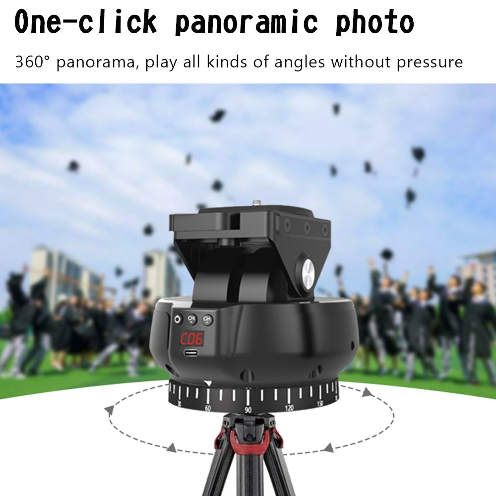 360° Panoramic Rotating Head Remote Control Pan Tilt Suitable for mobile Phones/Cameras etc