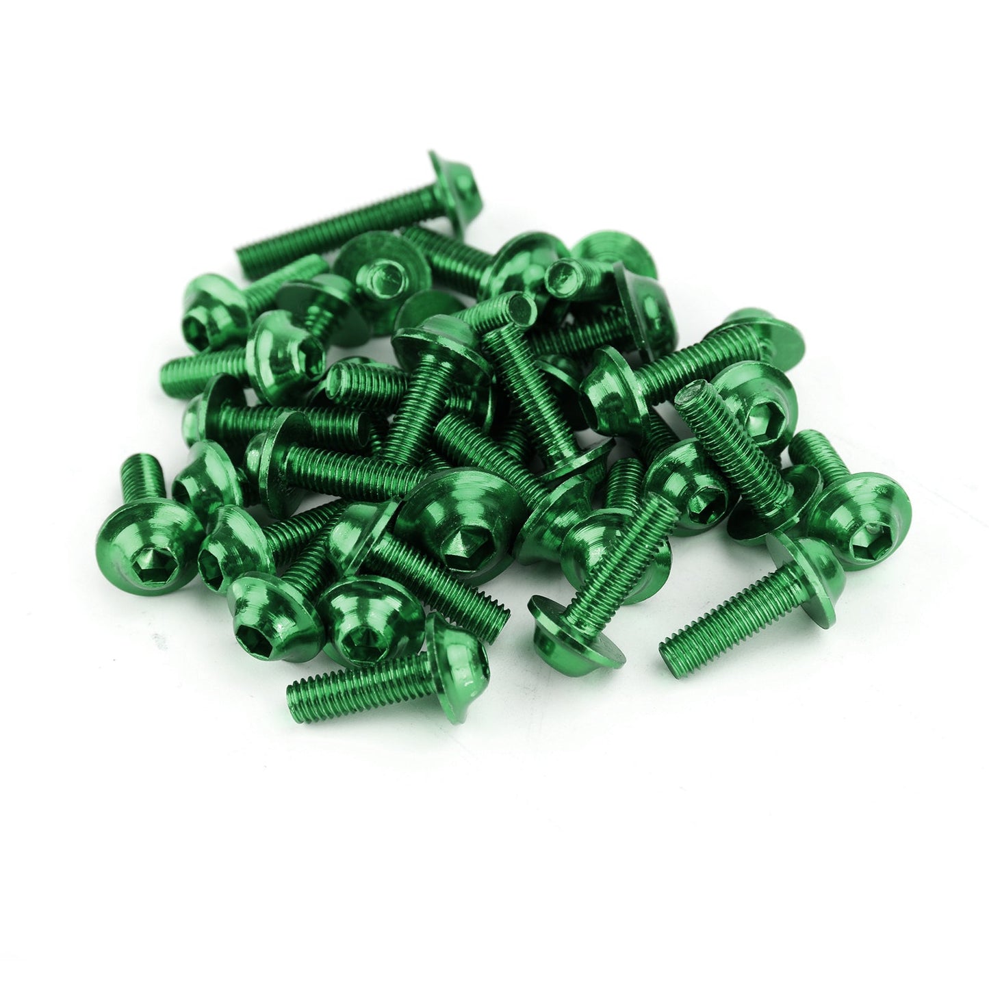 158x Motorcycle Sportbike Windscreen Fairing Bolt Kit Fastener Clip Screw Green