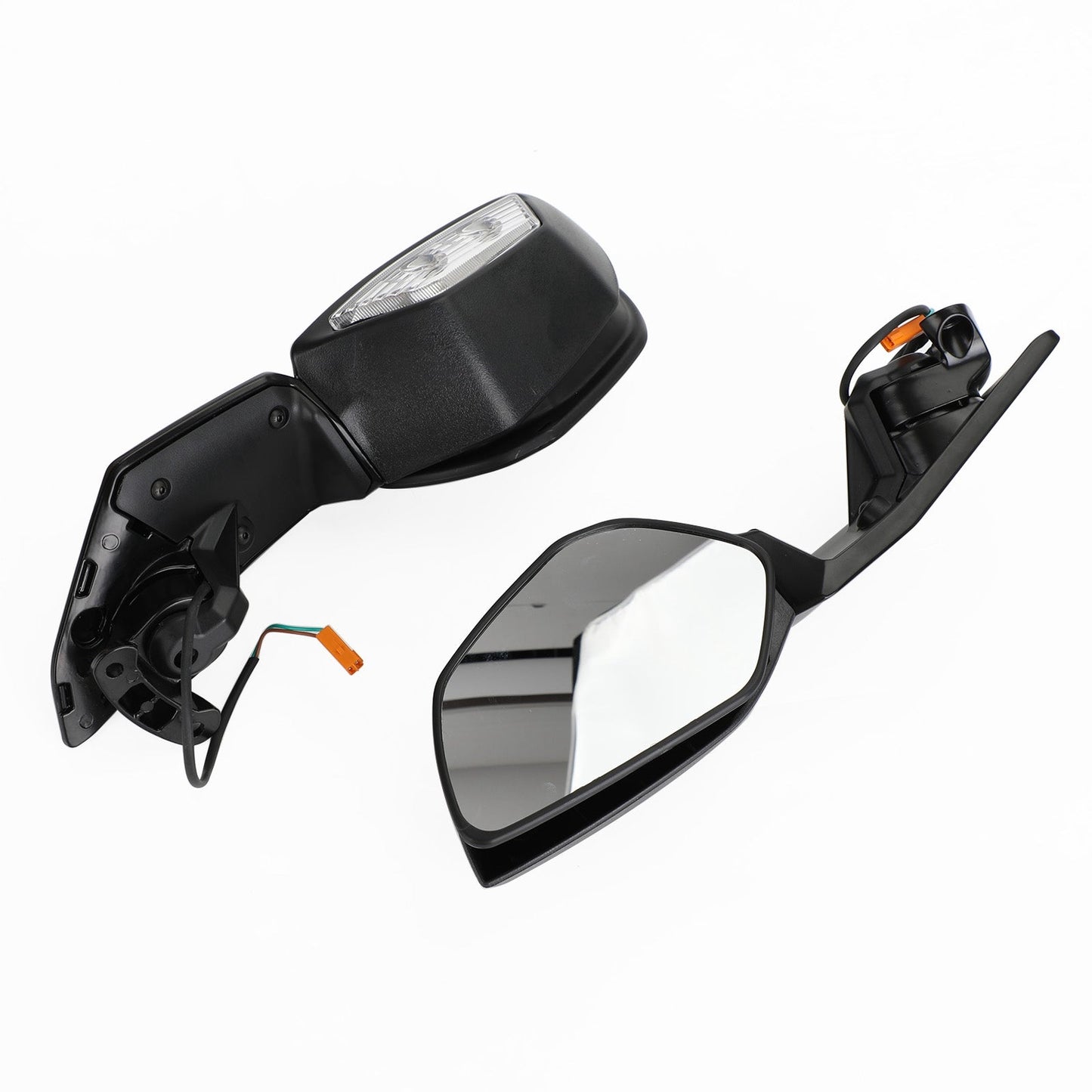 Left & Right Side Rear View Mirror Indicator For Kawasaki Ninja ZX10R 2016-2020