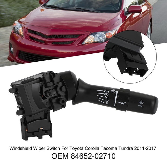Windshield Wiper Switch For Toyota Corolla Tacoma Tundra 2011-2017 84652-02710