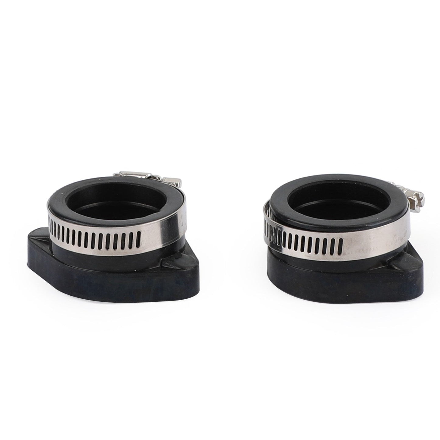 2x Carburetor Intake Adapter Flange Manifold w/Clamp For VM24 PE26 PE28 PWK 28mm