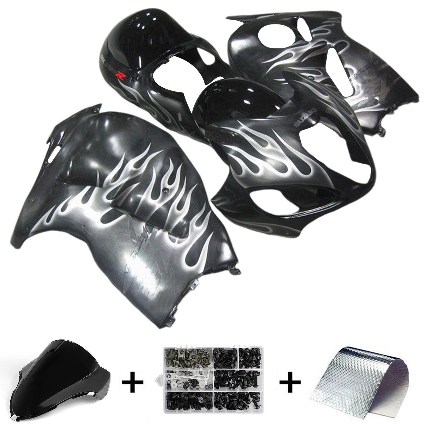 1999-2007 Suzuki Hayabusa GSX1300R Injection Fairing Kit Bodywork Plastic ABS