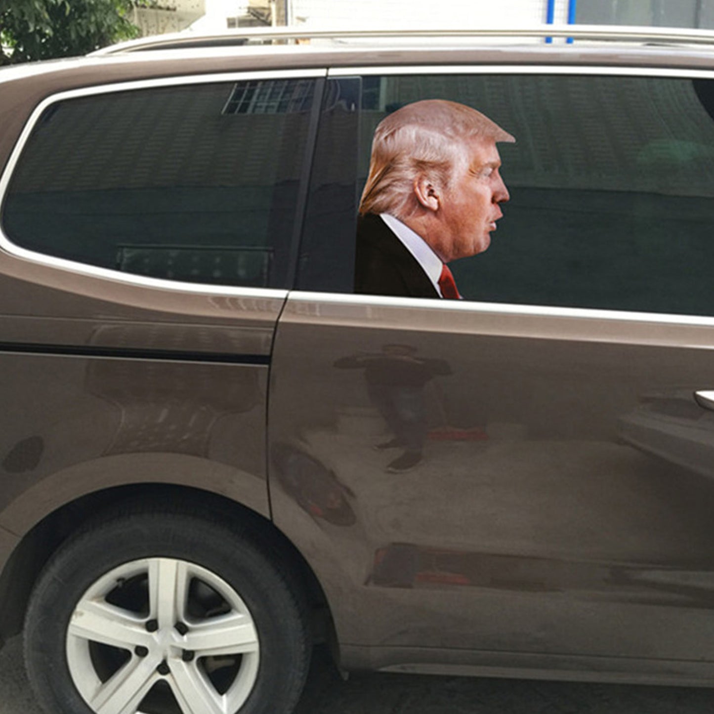 2020 Trump Presidential Election Car Window Sticker Passenger Side Person Right