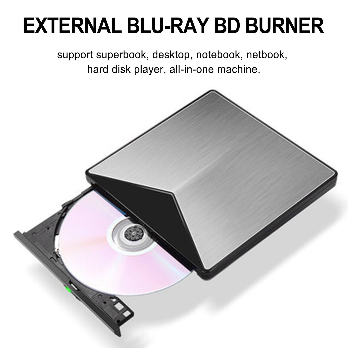 Genuine Bluray Burner External USB 3.0 Ultra Slim DVD BD Recorder Drive
