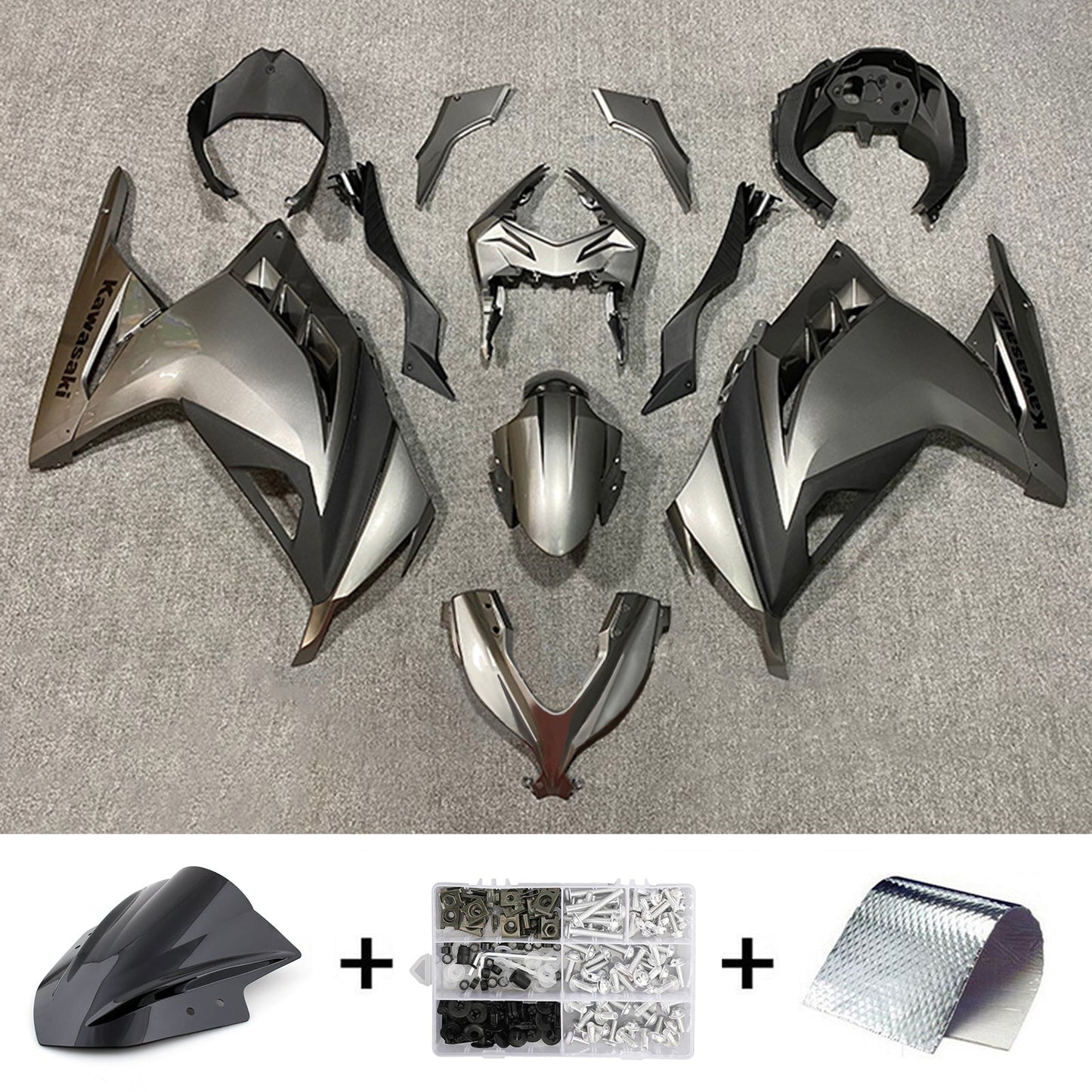 2013-2024 Kawasaki EX300/Ninja300 Injection Fairing Kit Bodywork Plastic ABS#161
