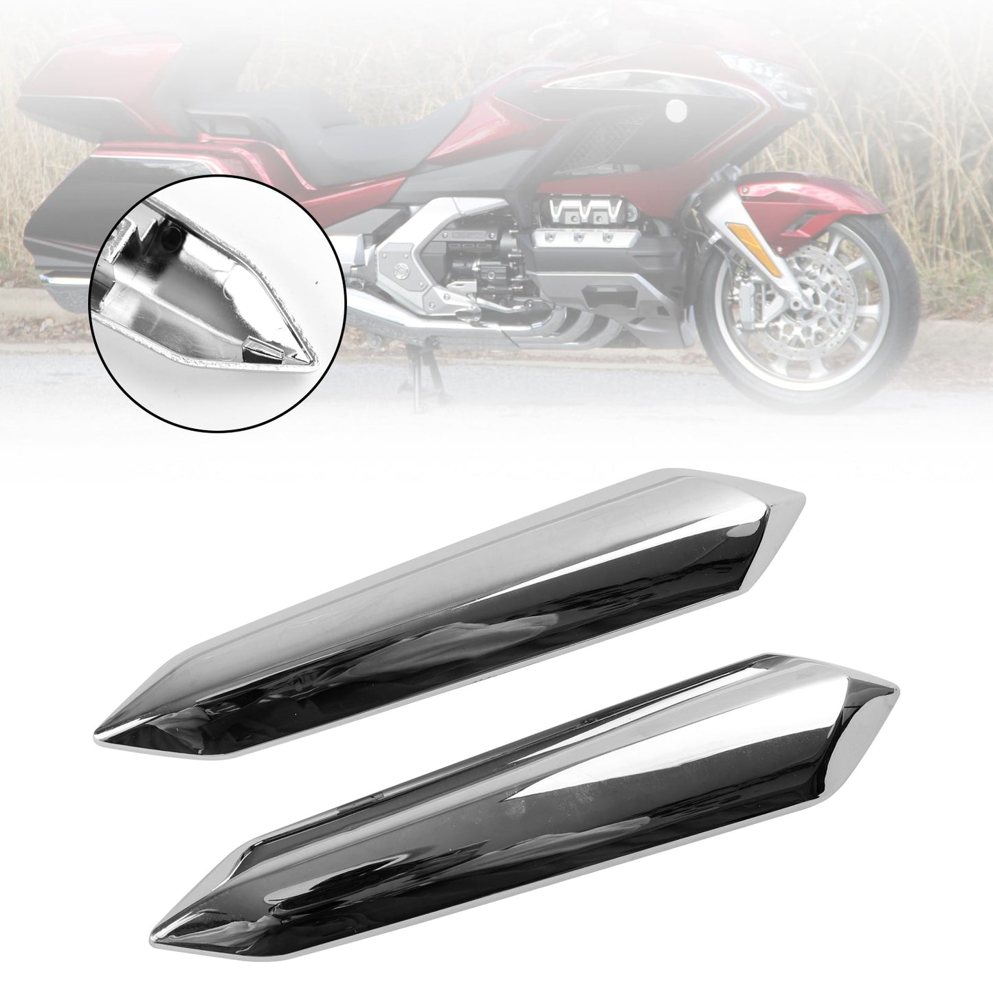 2018-2022 Honda Gold Wing Tour DCT Airbag Windshield Windscreen Strut Covers