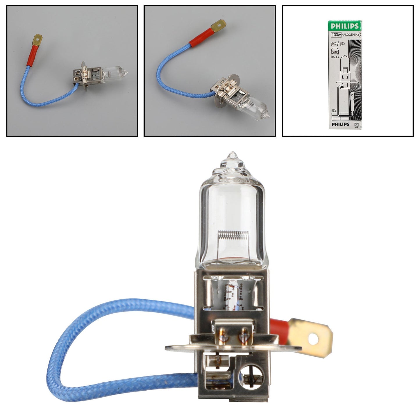 For Philips H7 SuperBright Quartz Halogen Truck Headlight 24V100W 13975RAC1