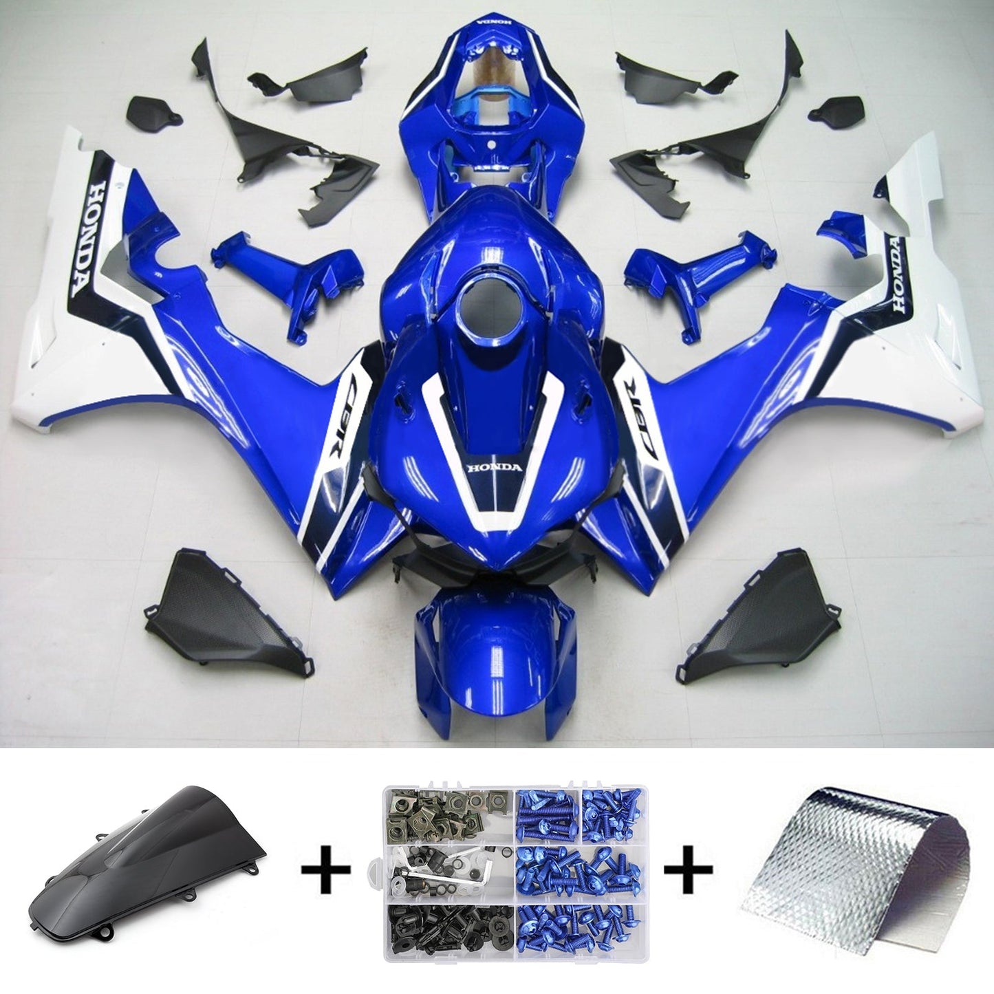 2017-2023 Honda CBR1000RR Amotopart Injection Fairing Kit Bodywork Plastic ABS #101