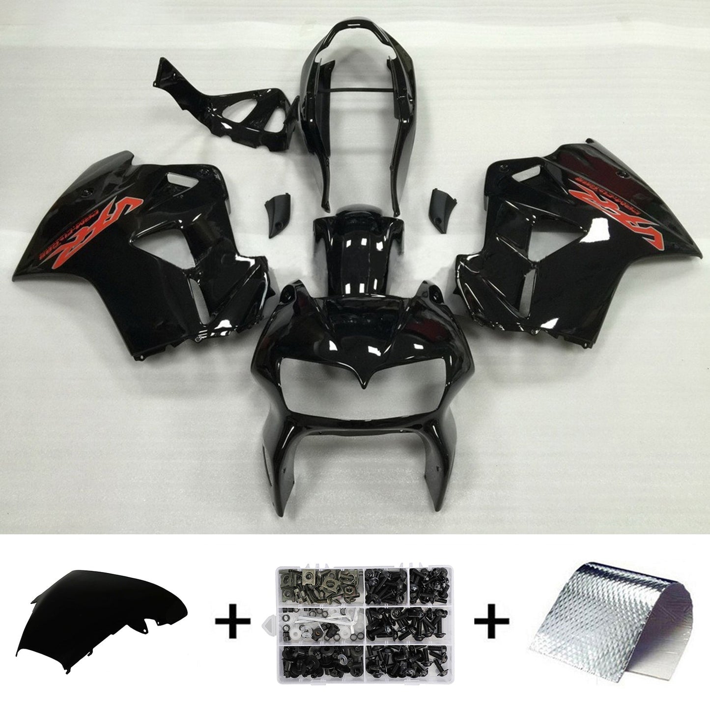 1998-2001 Honda VFR800 Amotopart Injection Fairing Kit Bodywork Plastic ABS #108