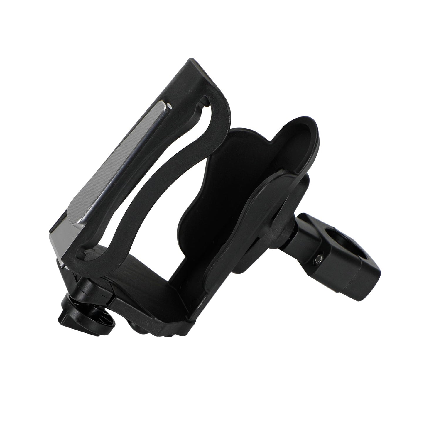 Adjustable Handlebar Cup Holder Bottle Mount Bracket 25Mm Black For Motorcycle