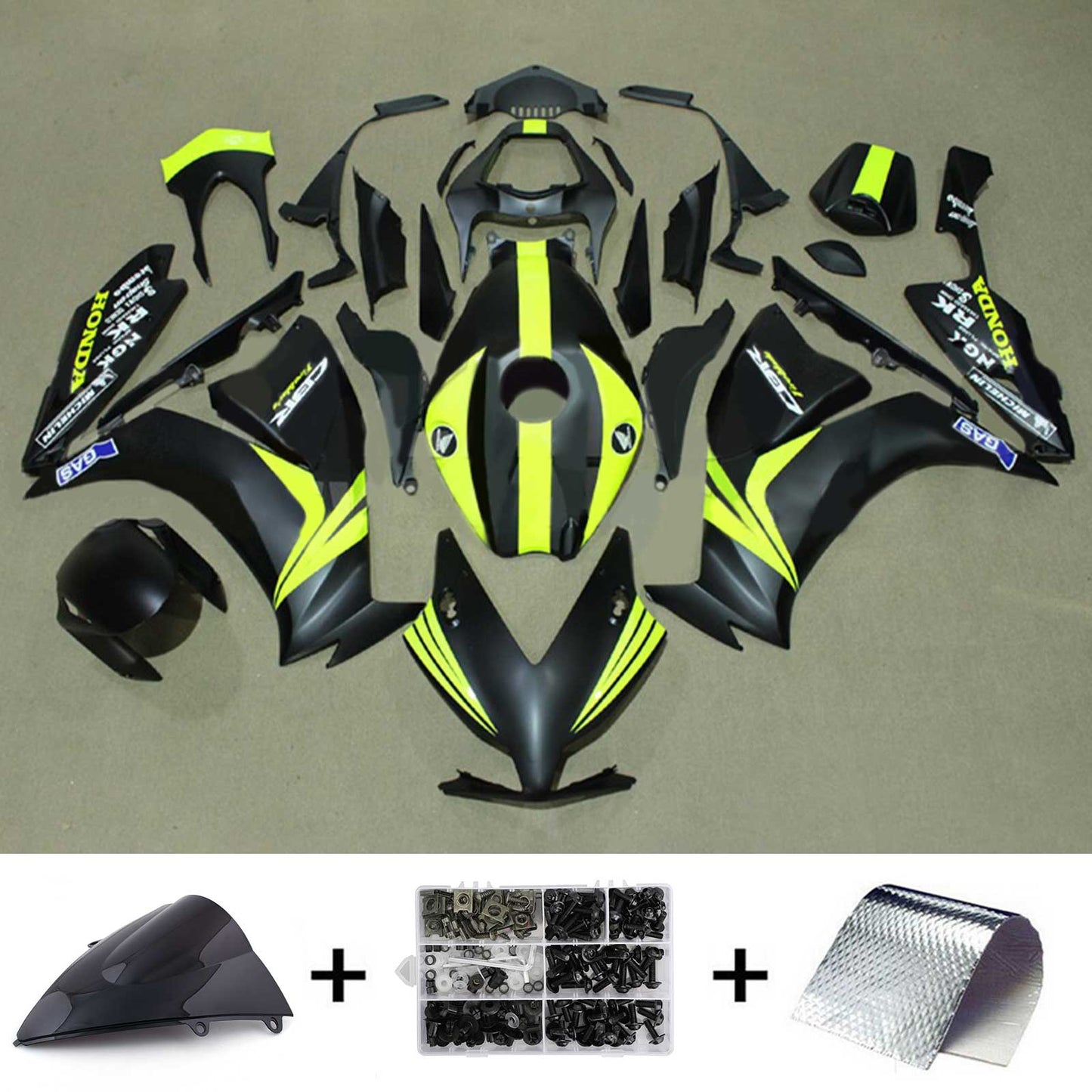 2012-2016 Honda CBR1000RR Injection Fairing Kit Bodywork Plastic ABS#167