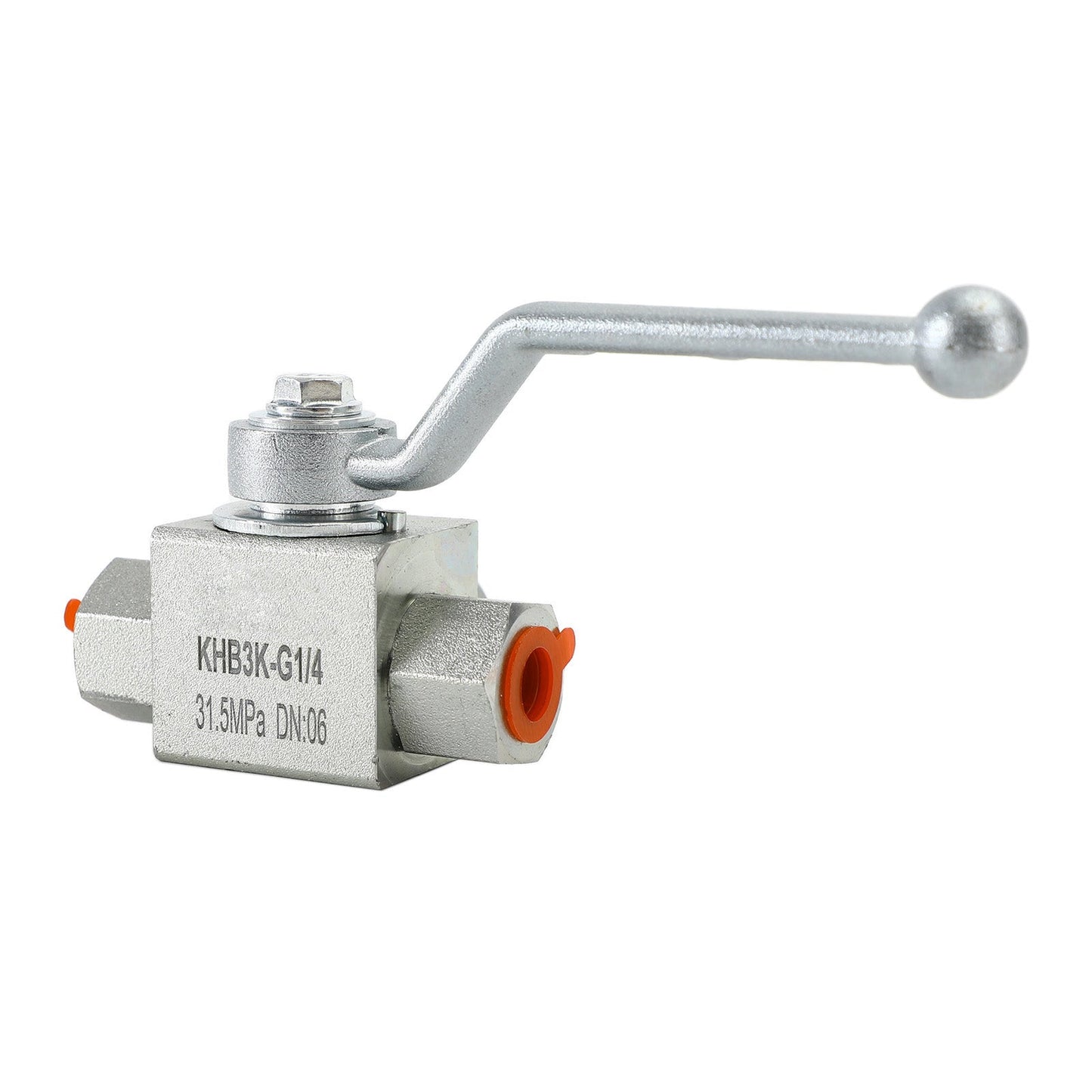 3 Way Hydraulic Ball Valve 1/4" NPT Female High Pressure Ball Valve