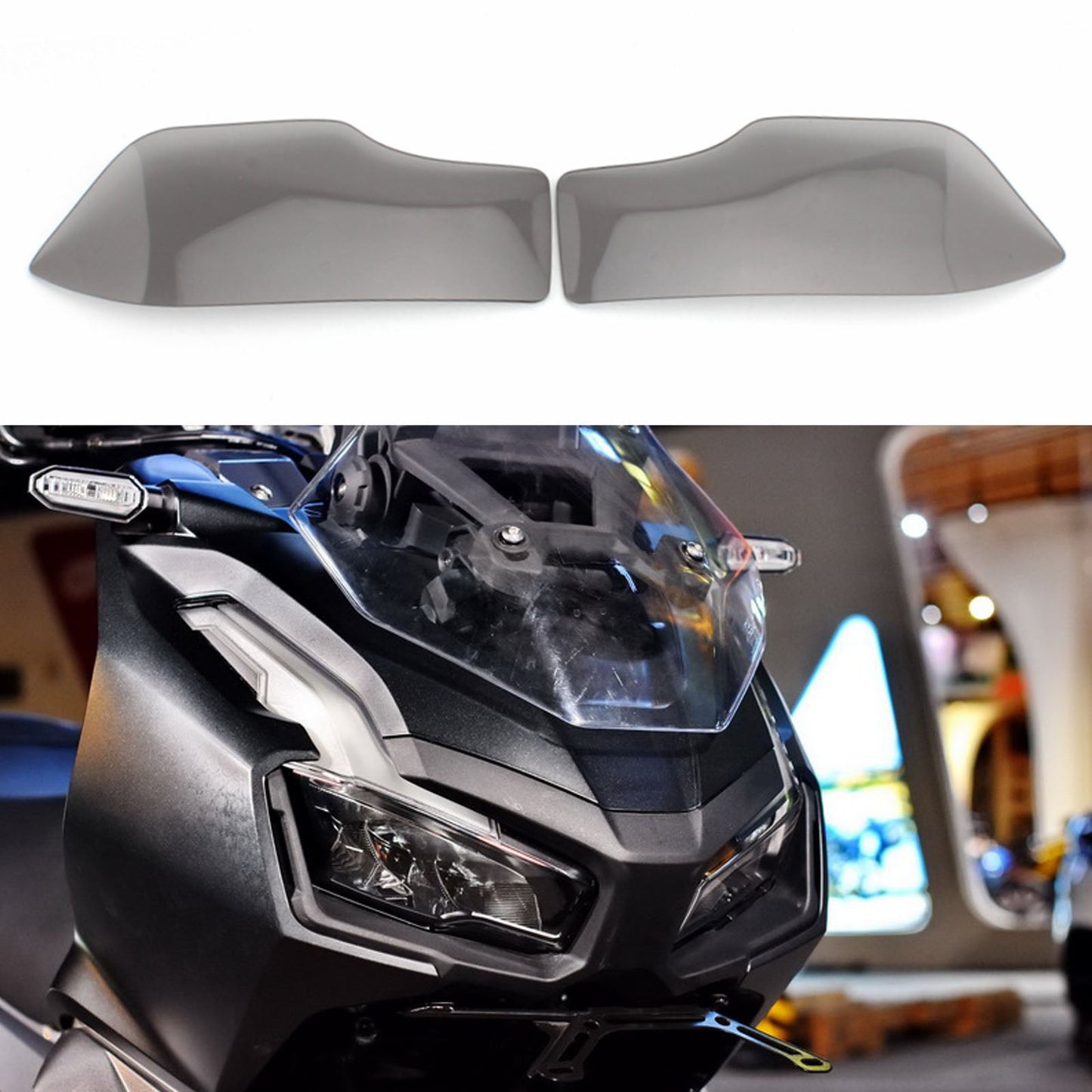 Front Headlight Lens Lamp Protection Cover Clear Fit For Honda Adv 150 2019-2020