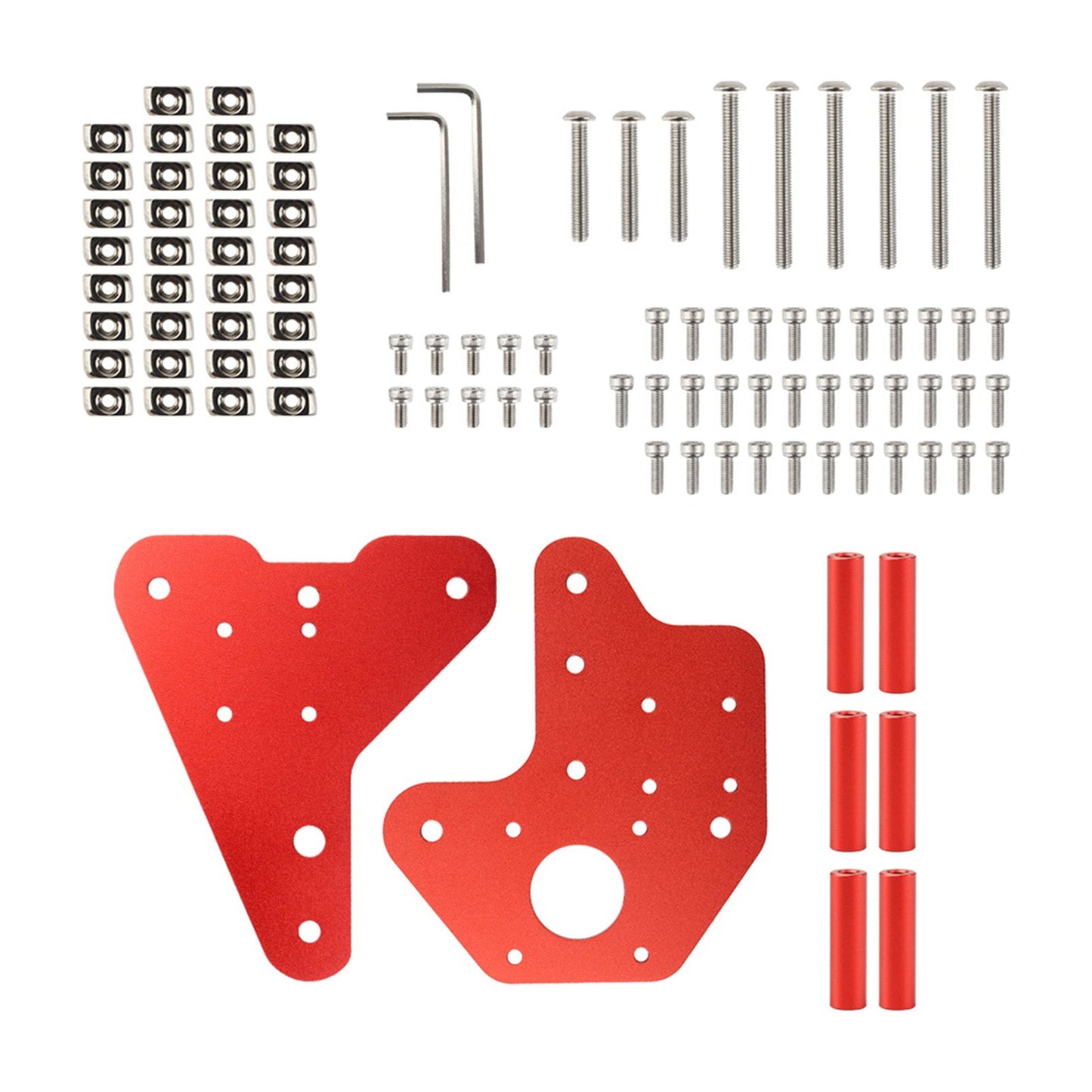 Linear Guide Back Plate Kit for Ender 3 3pro 3 V2 3D Printed Parts Dual Z-axis