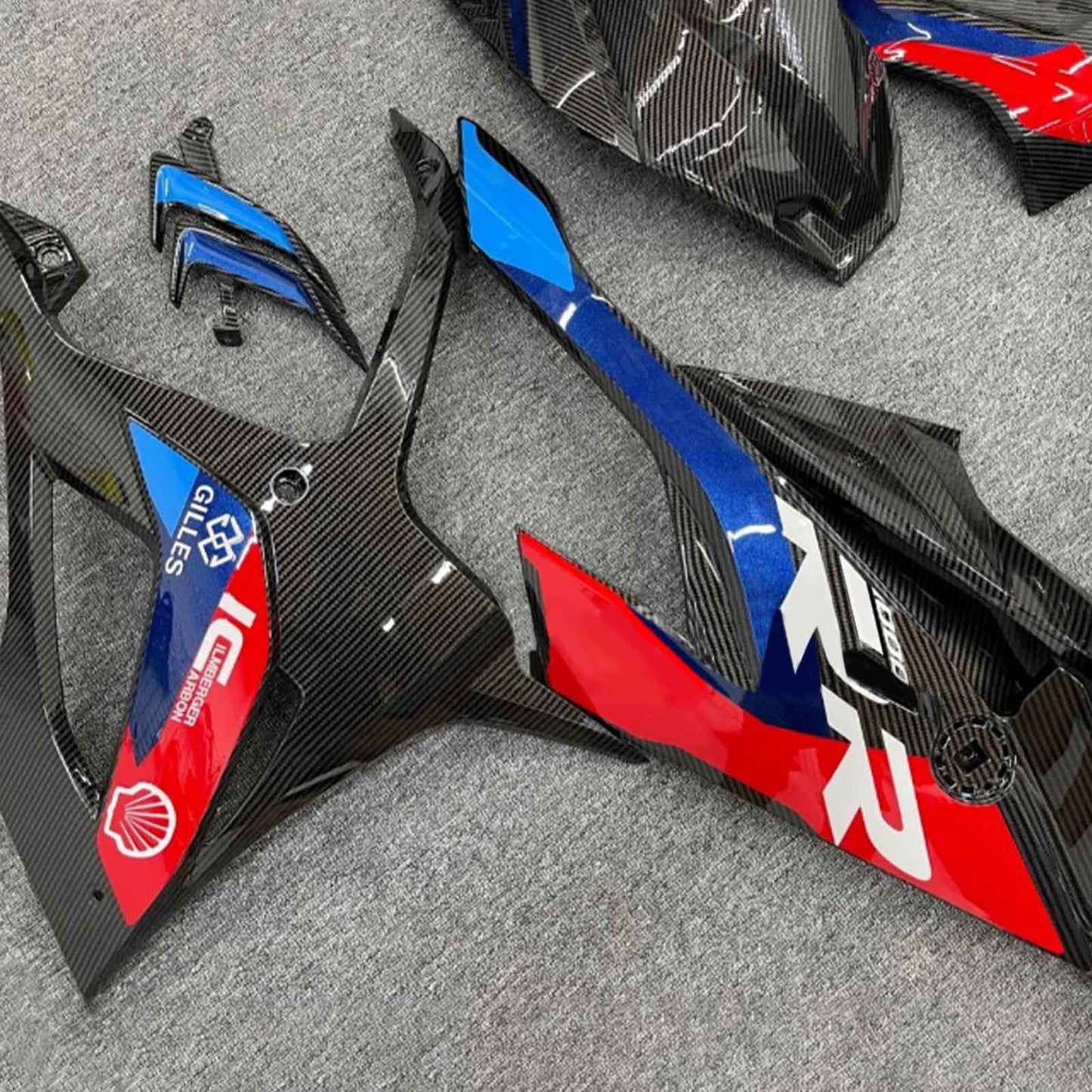2019-2022 BMW S1000RR/M1000RR Amotopart Black Blue Red Fairing Kit