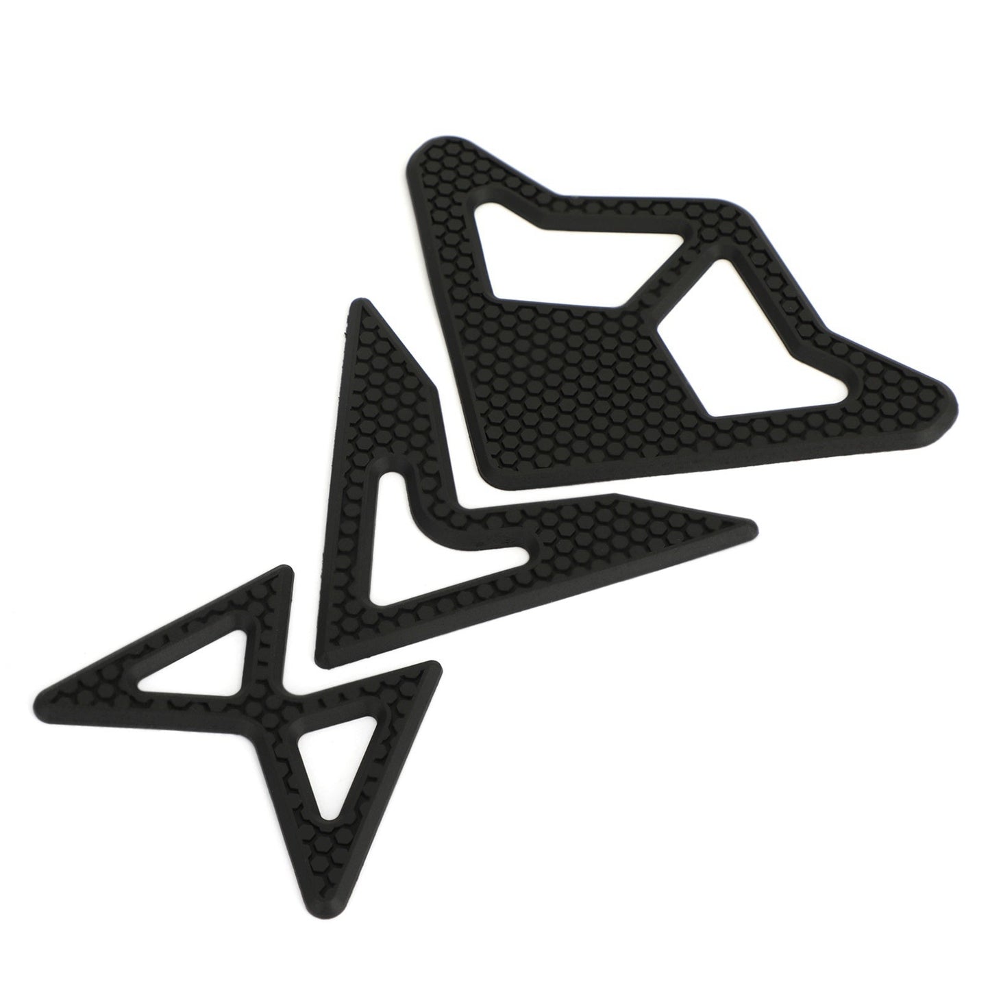 3D Black "Cockroach" Rubber Gel Tank Pad Protector Sticker Motorcycle Motorbike