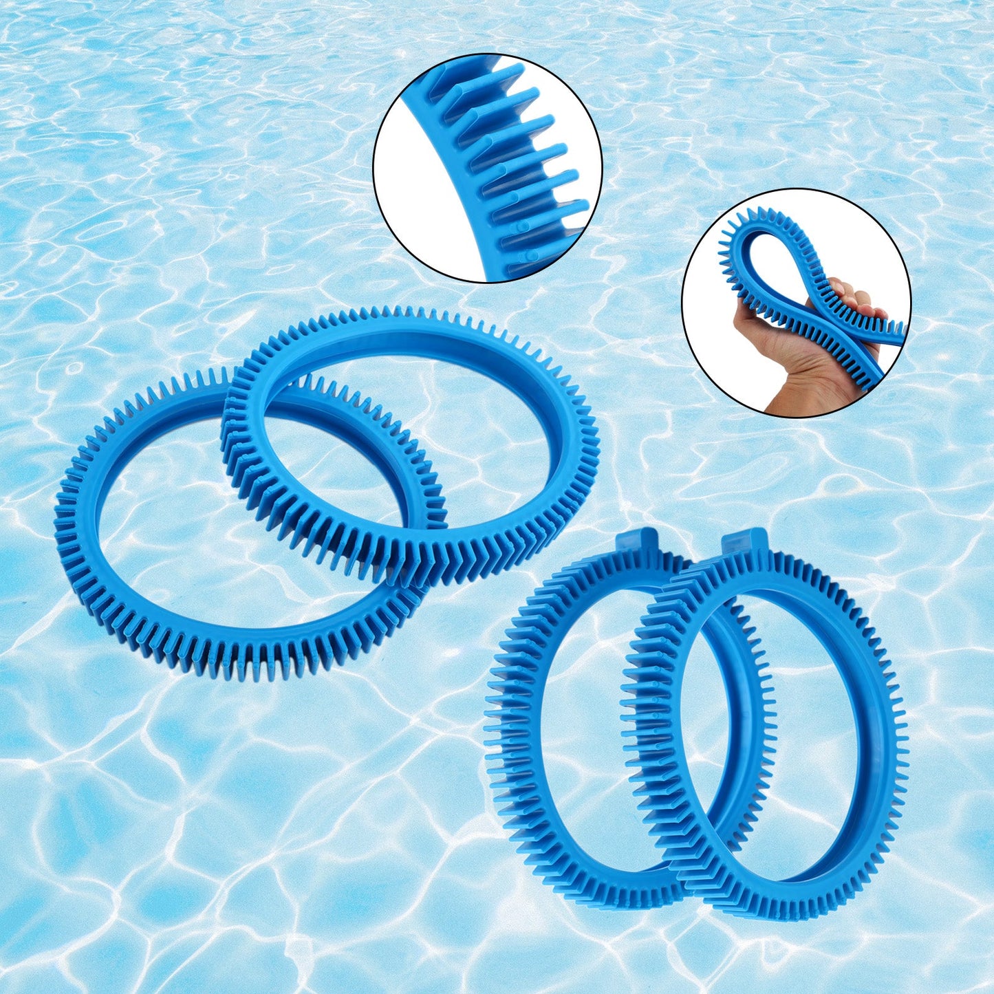 896584000-143 For Select Pool Cleaners Front Tire For Poolvergnuegen And Hayward