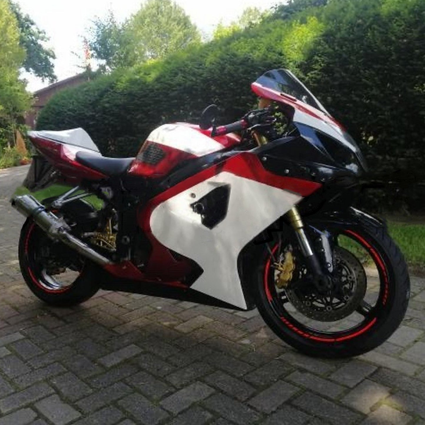 2004-2005 Suzuki GSXR 600/750 K4 Amotopart Injection Fairing Kit Bodywork Plastic ABS #124