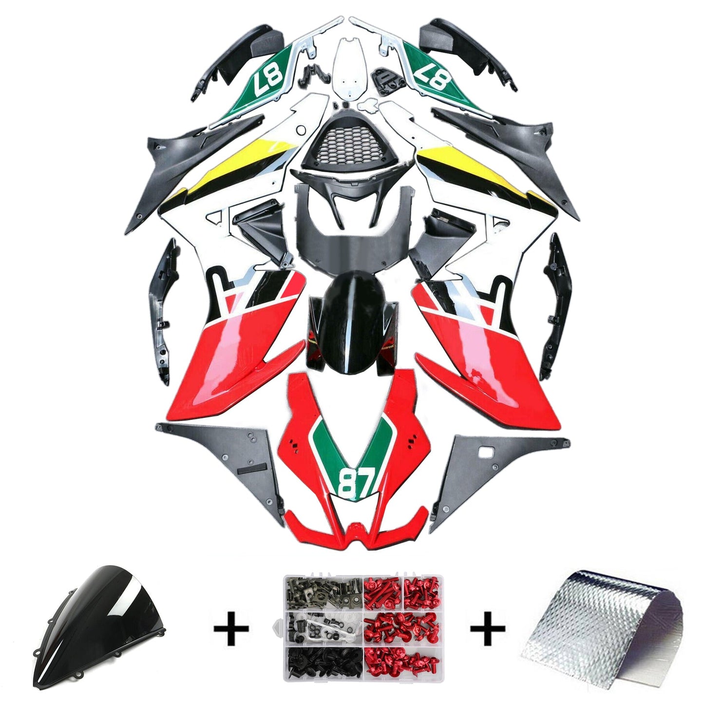 2009-2015 Aprilia RSV4 1000 Fairing Kit Bodywork Plastic ABS