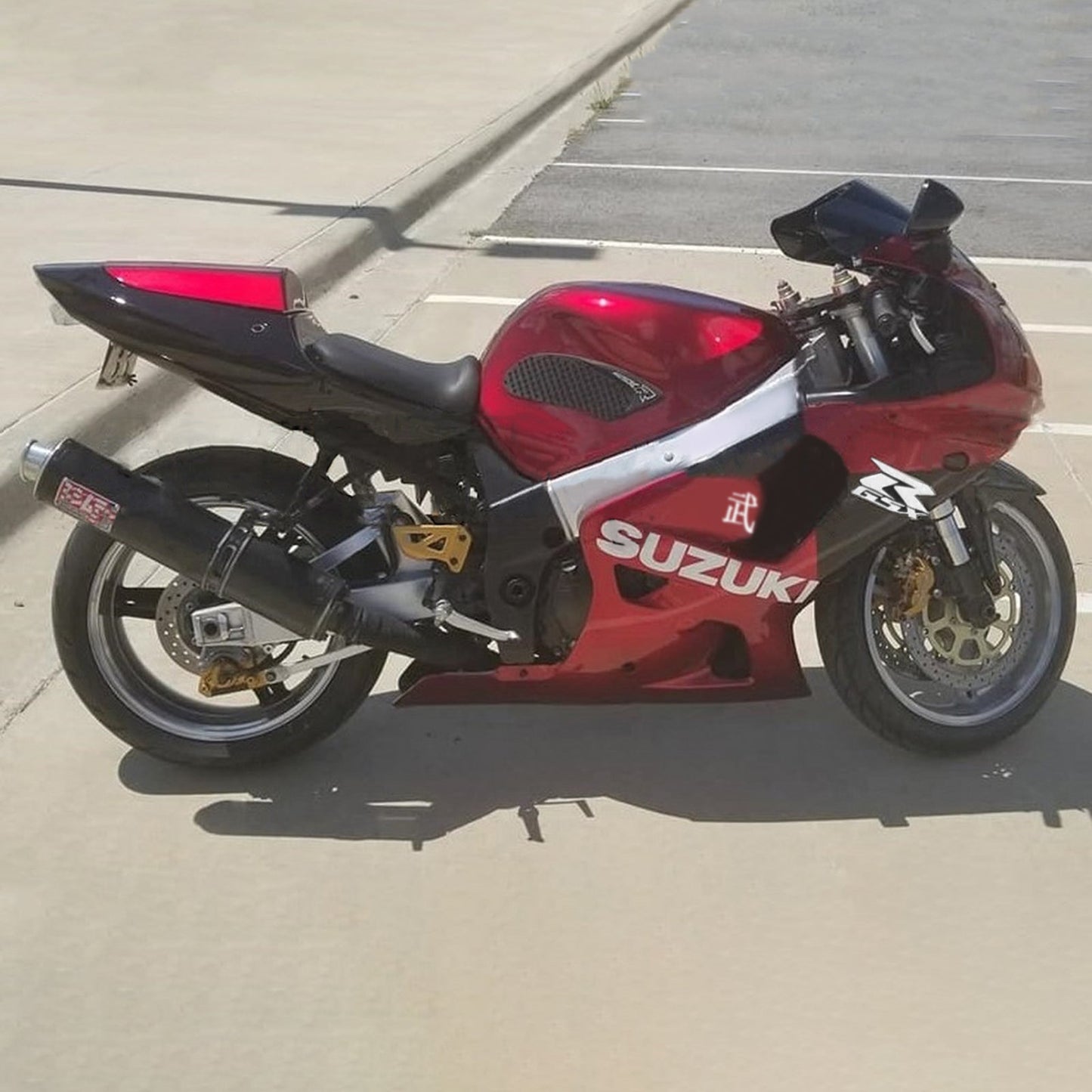 2001-2003 Suzuki GSXR750 K1 Amotopart Injection Fairing Kit Bodywork Plastic ABS #104