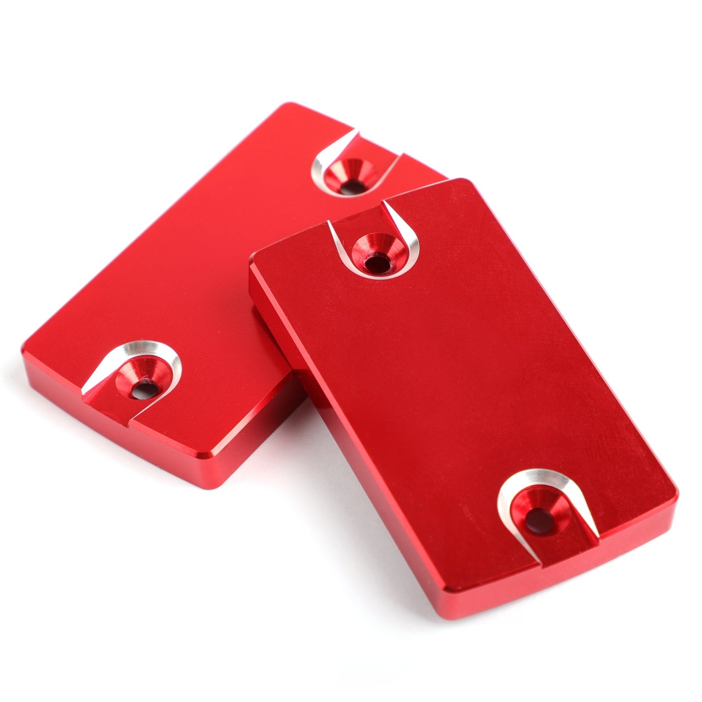 Front Brake Fluid Reservoir Cap 2PCS For SUZUKI GSX1400 GSF1200/S 01-07 Red