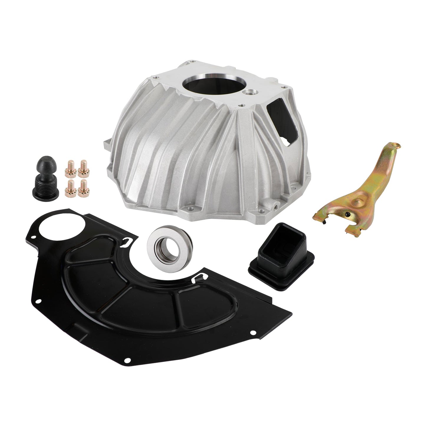 3899621 Bell Housing Kit & 11" Clutch Fork & Throwout Bearing & Cover for Chevy