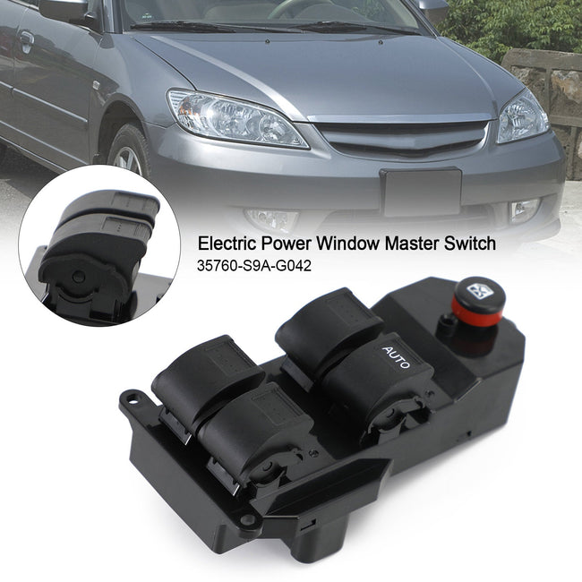 35760-S9A-G042 Electric Power Window Master Switch For Honda CRV 2002-2006