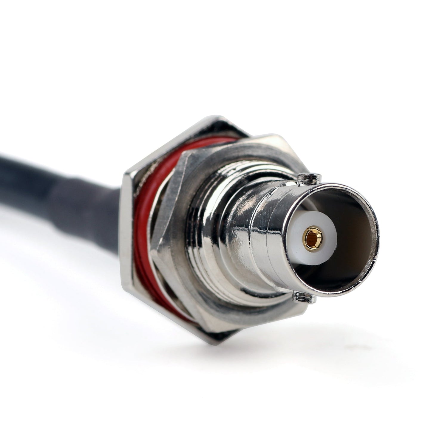 1m RG58 Cable BNC Male Plug Right Angle To BNC Female Jack Coax Pigtail 3ft